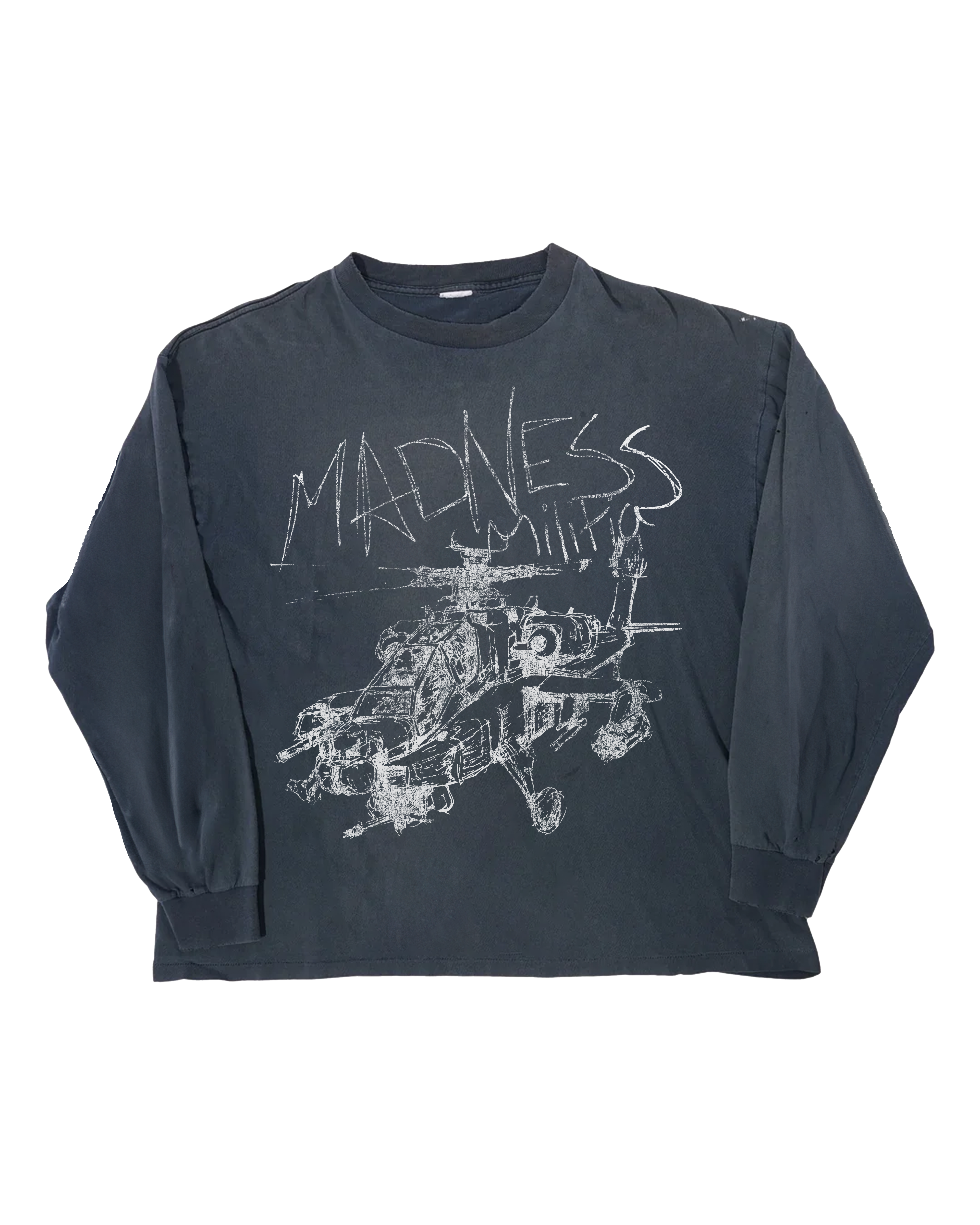 Madness Militia Vintage Long Sleeve Tee
