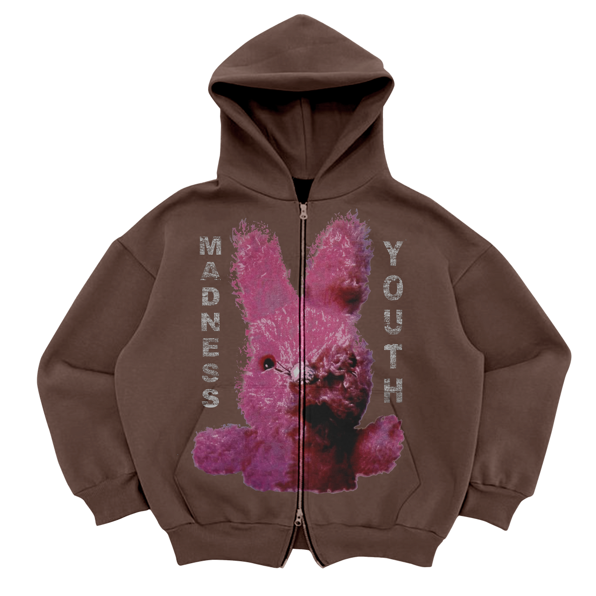 Youth Madness Zip Up - Brown