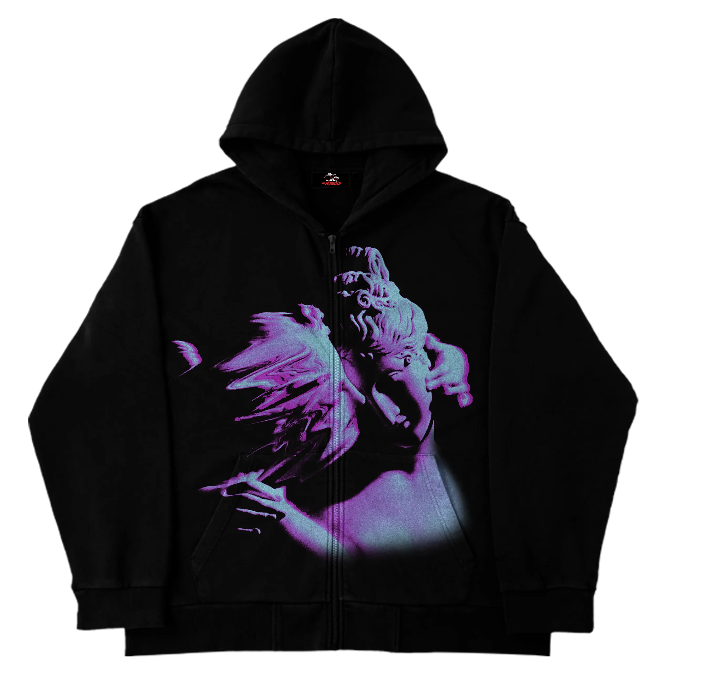 Abstract Angel Zip Up WorksOfMadness