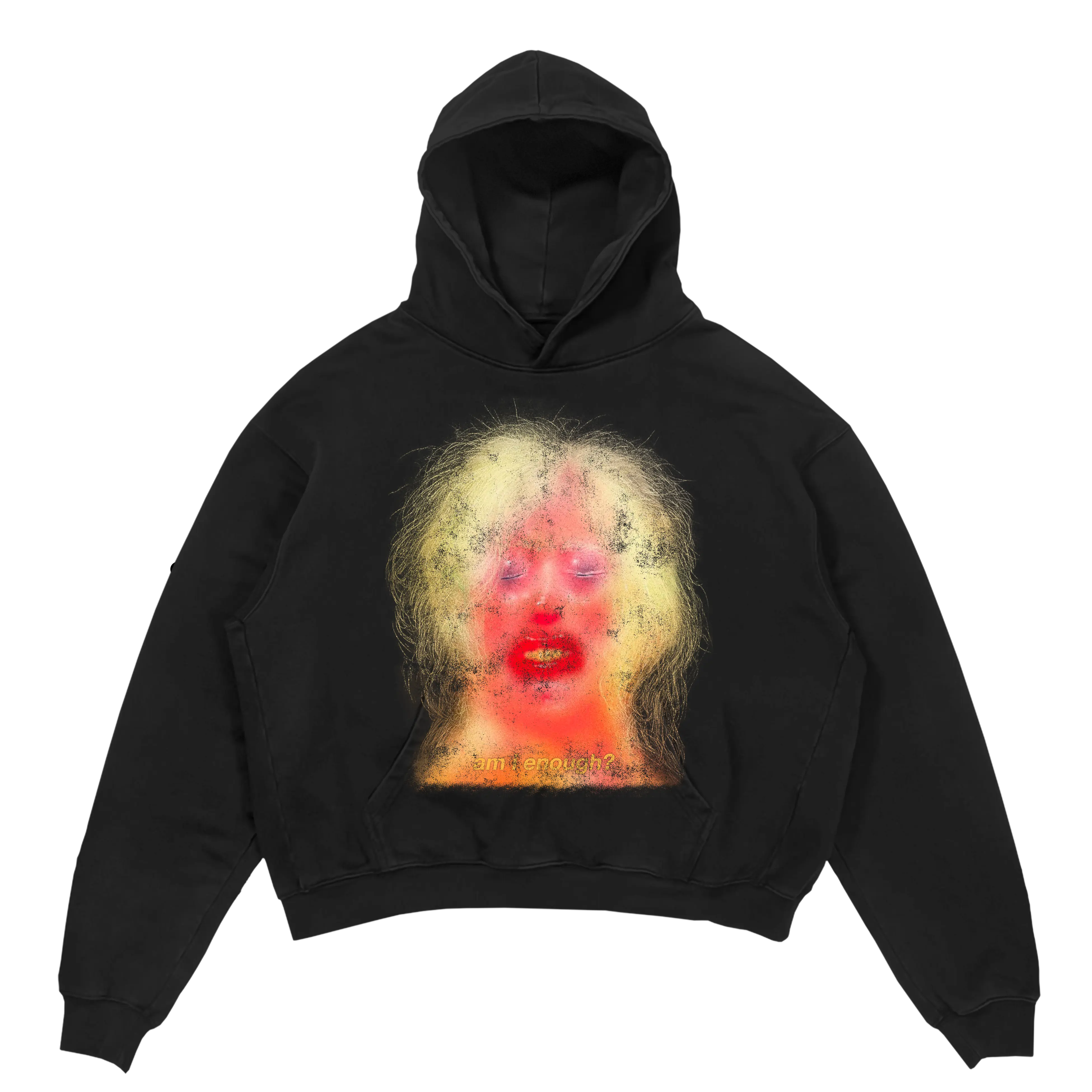 Am I Enough Premium Hoodie WorksOfMadness