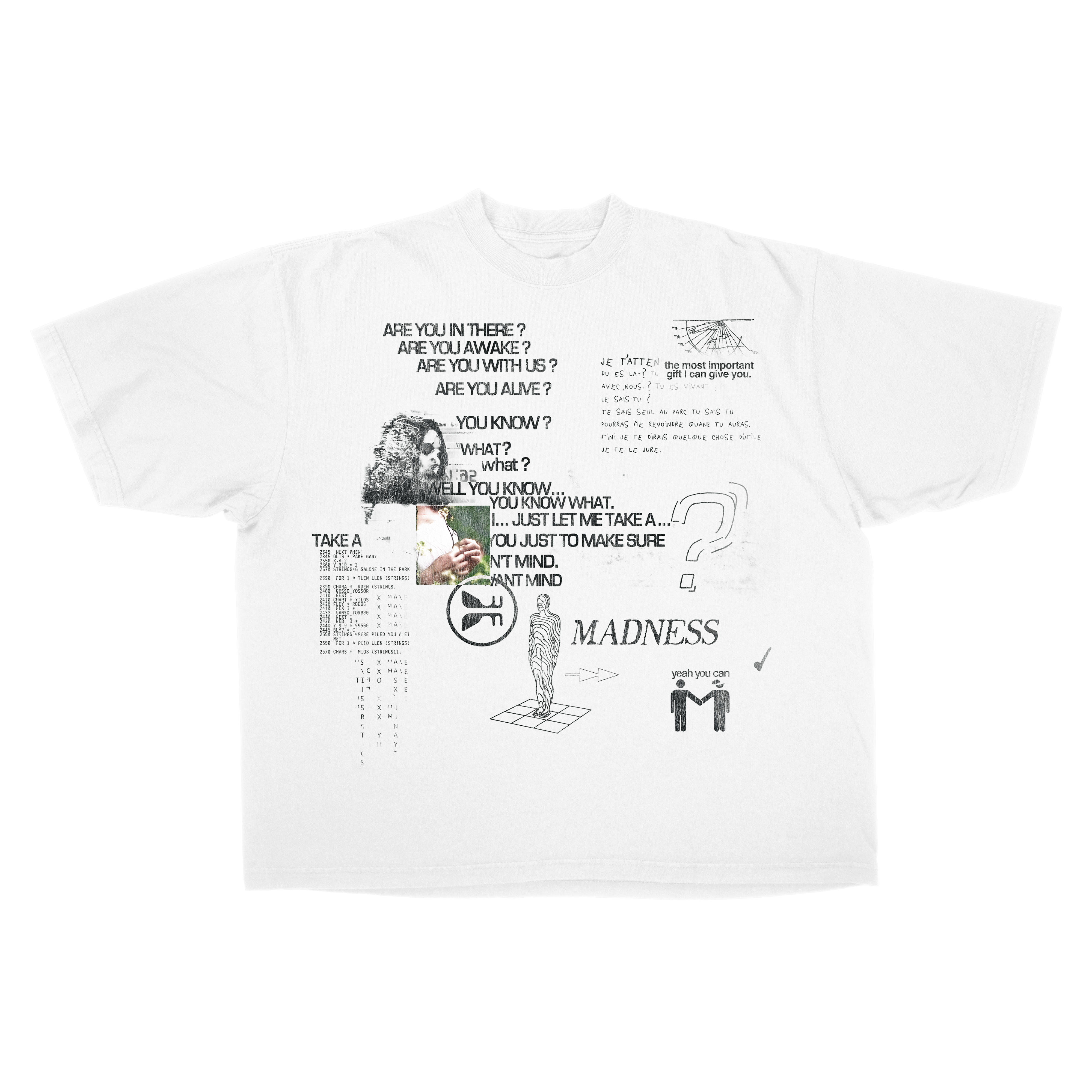 Awake Drop Tee - White