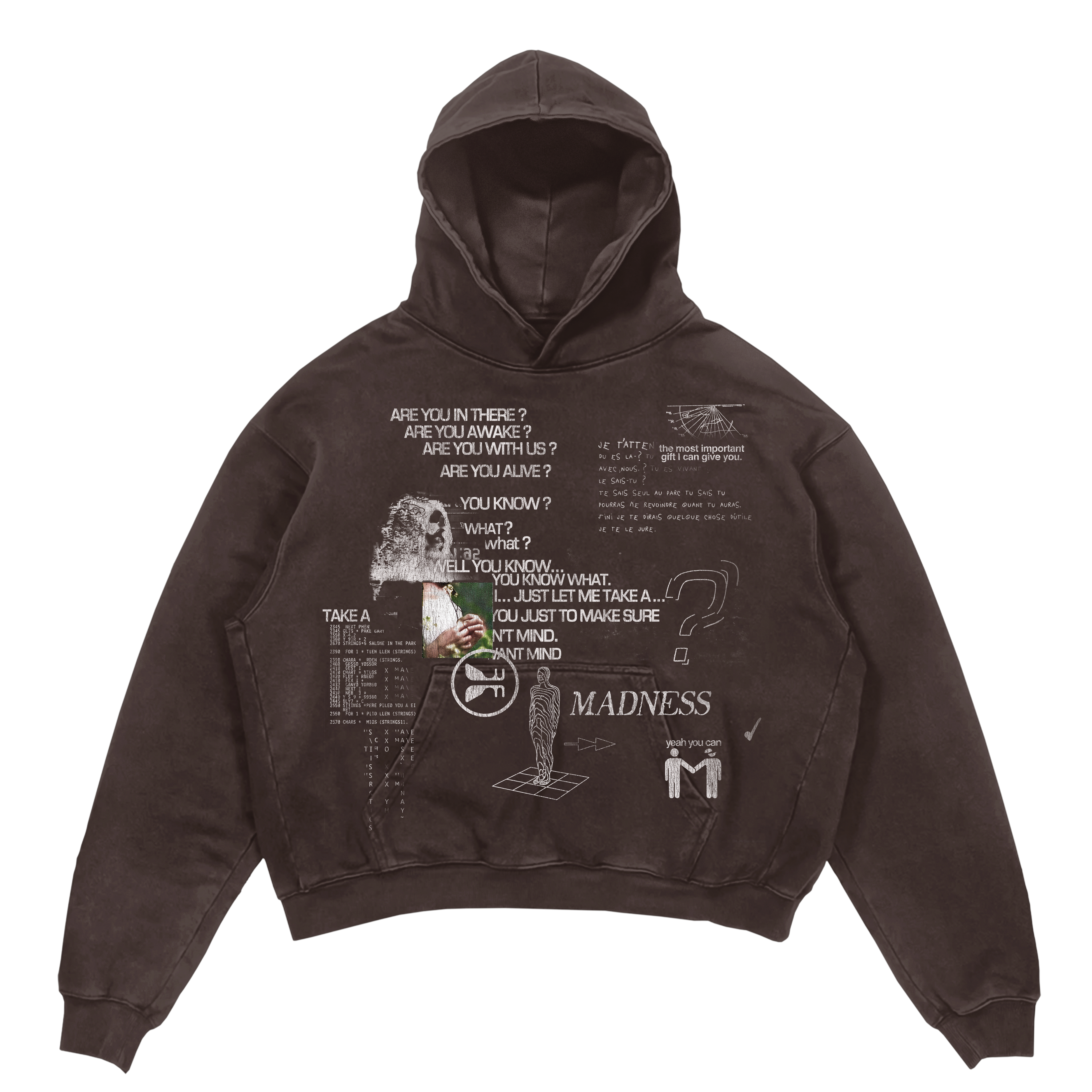 Awake Hoodie - Brown
