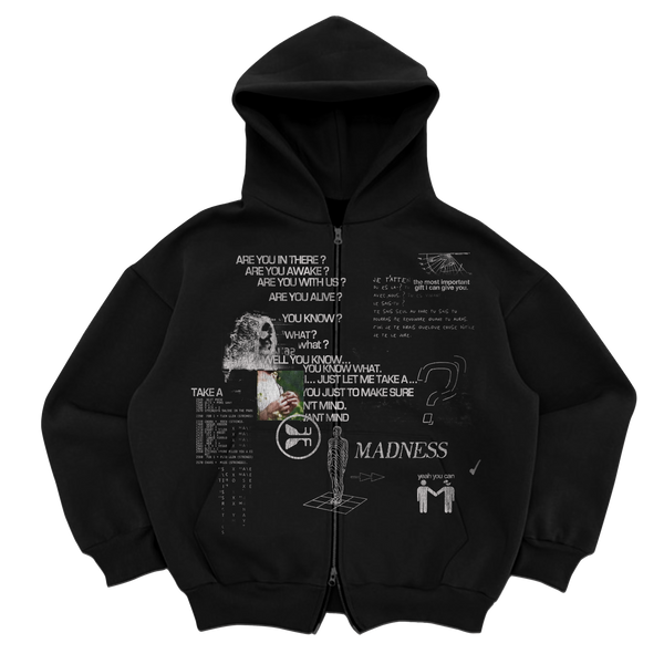 Awake Zip Up - Black