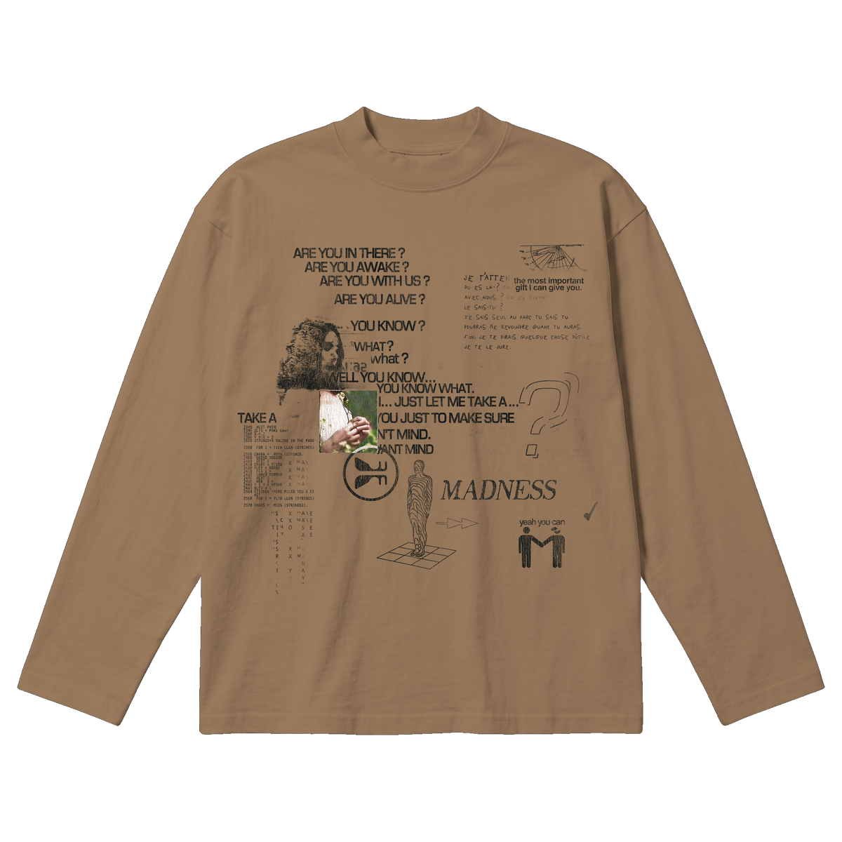 Awake Baggy L/S Tee - Latte