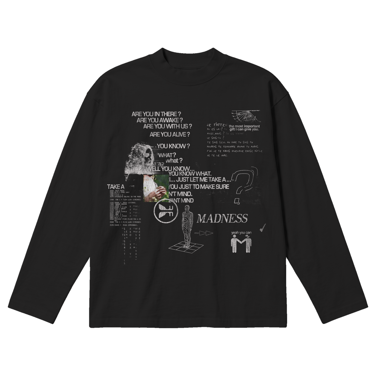Awake Baggy L/S Tee - Black
