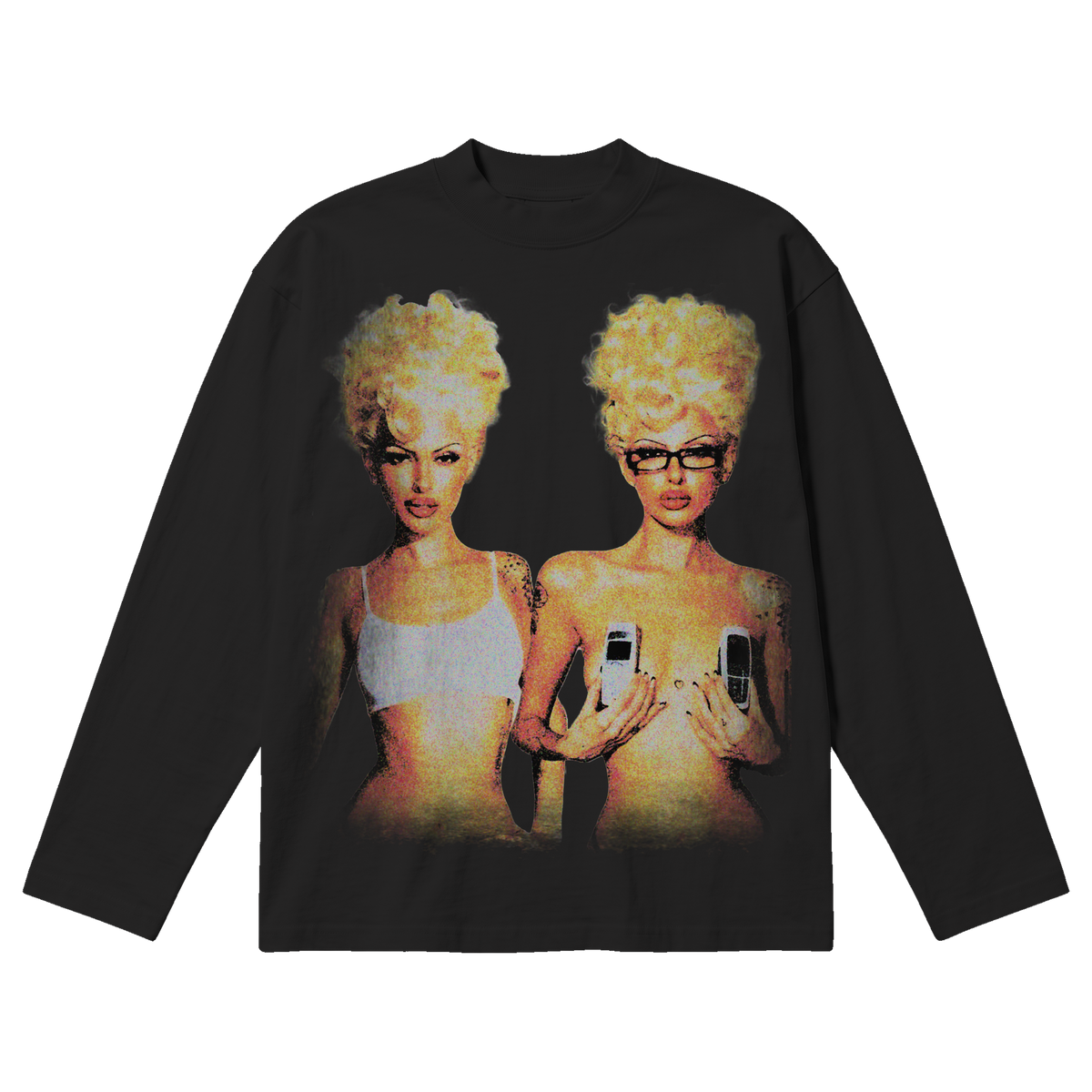 Blondes Baggy L/S Tee - Black