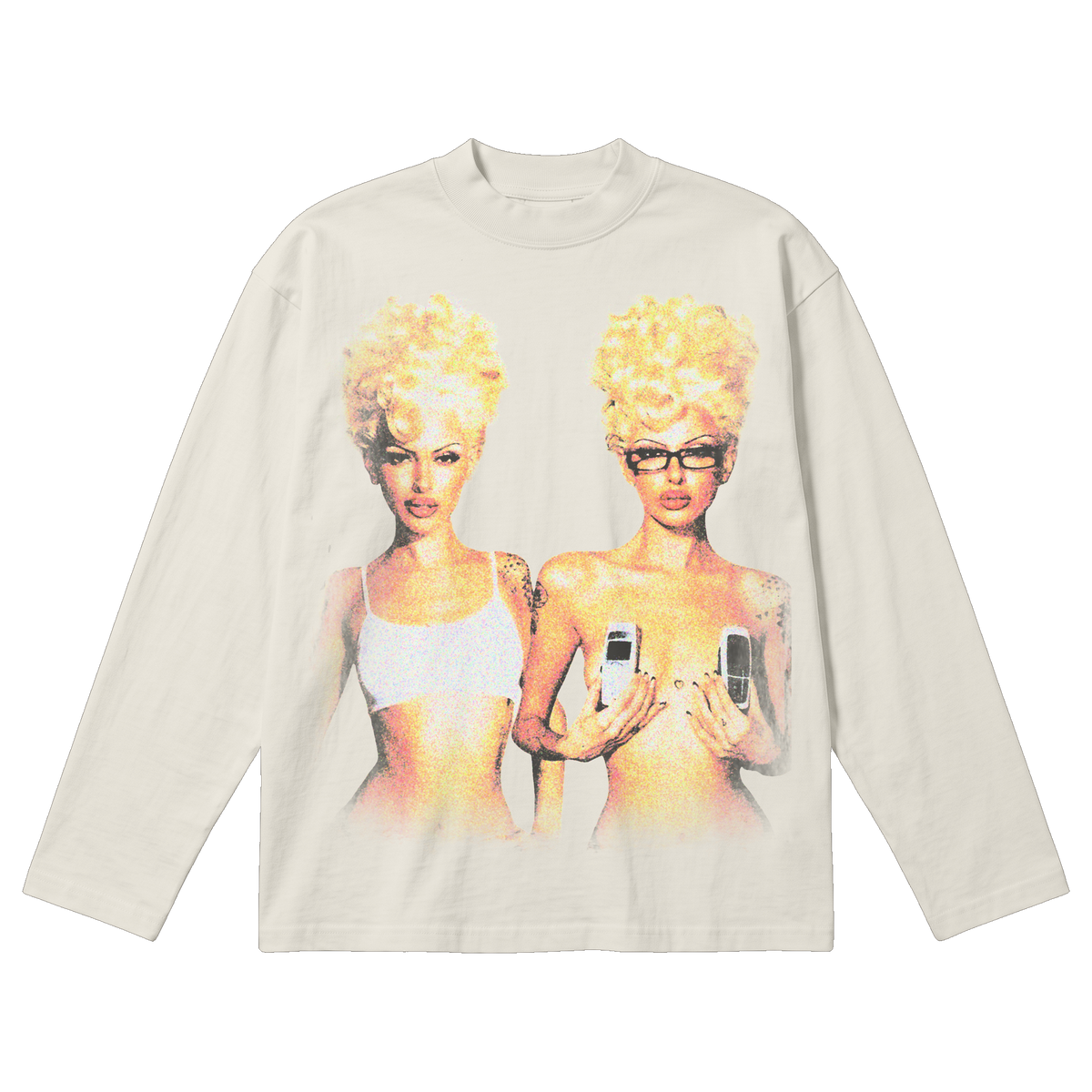 Blondes Baggy L/S Tee - Off White