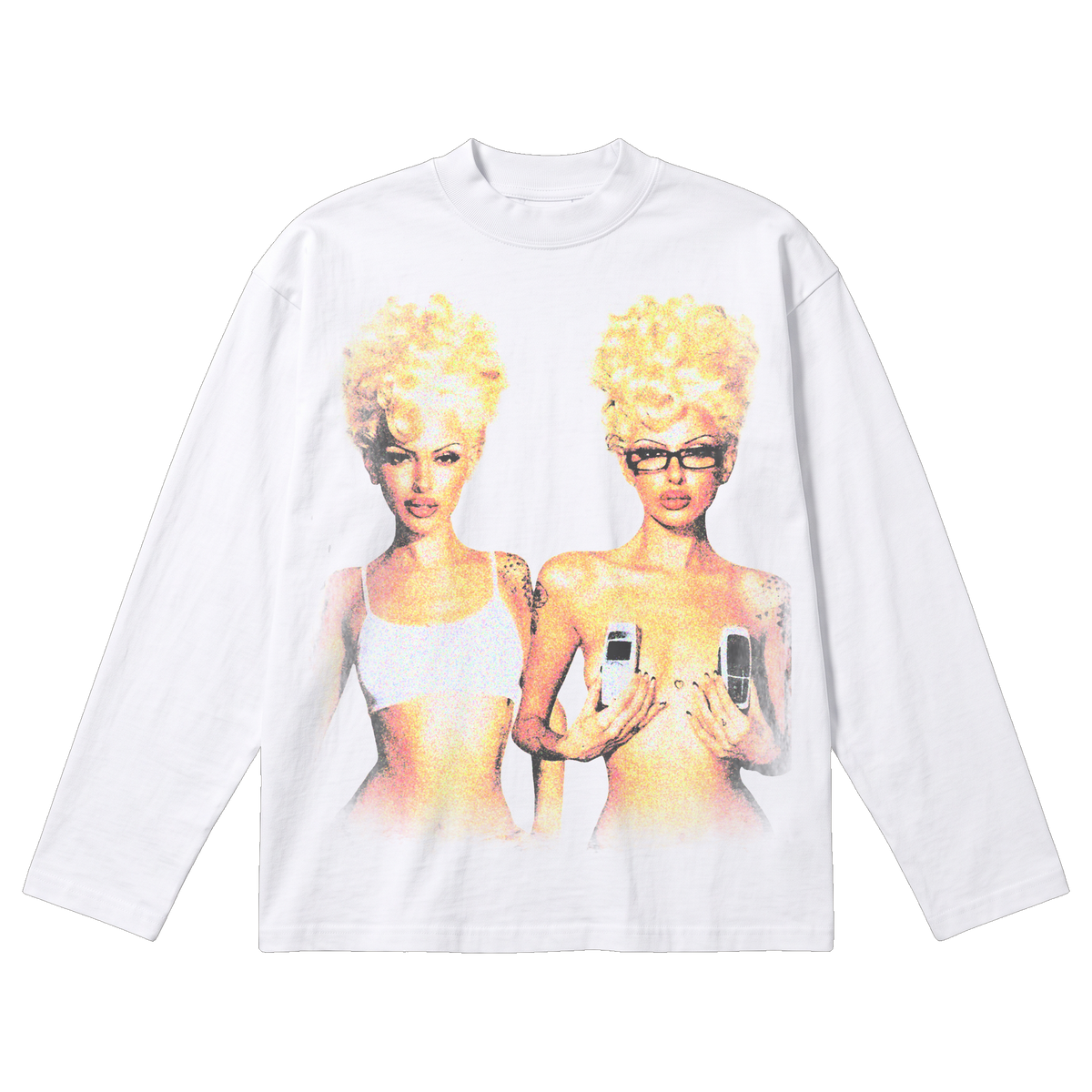 Blondes Baggy L/S Tee - White
