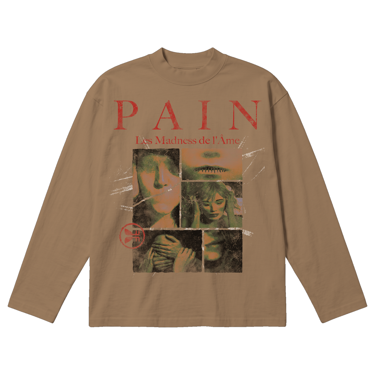 Pain Baggy L/S Tee - Latte