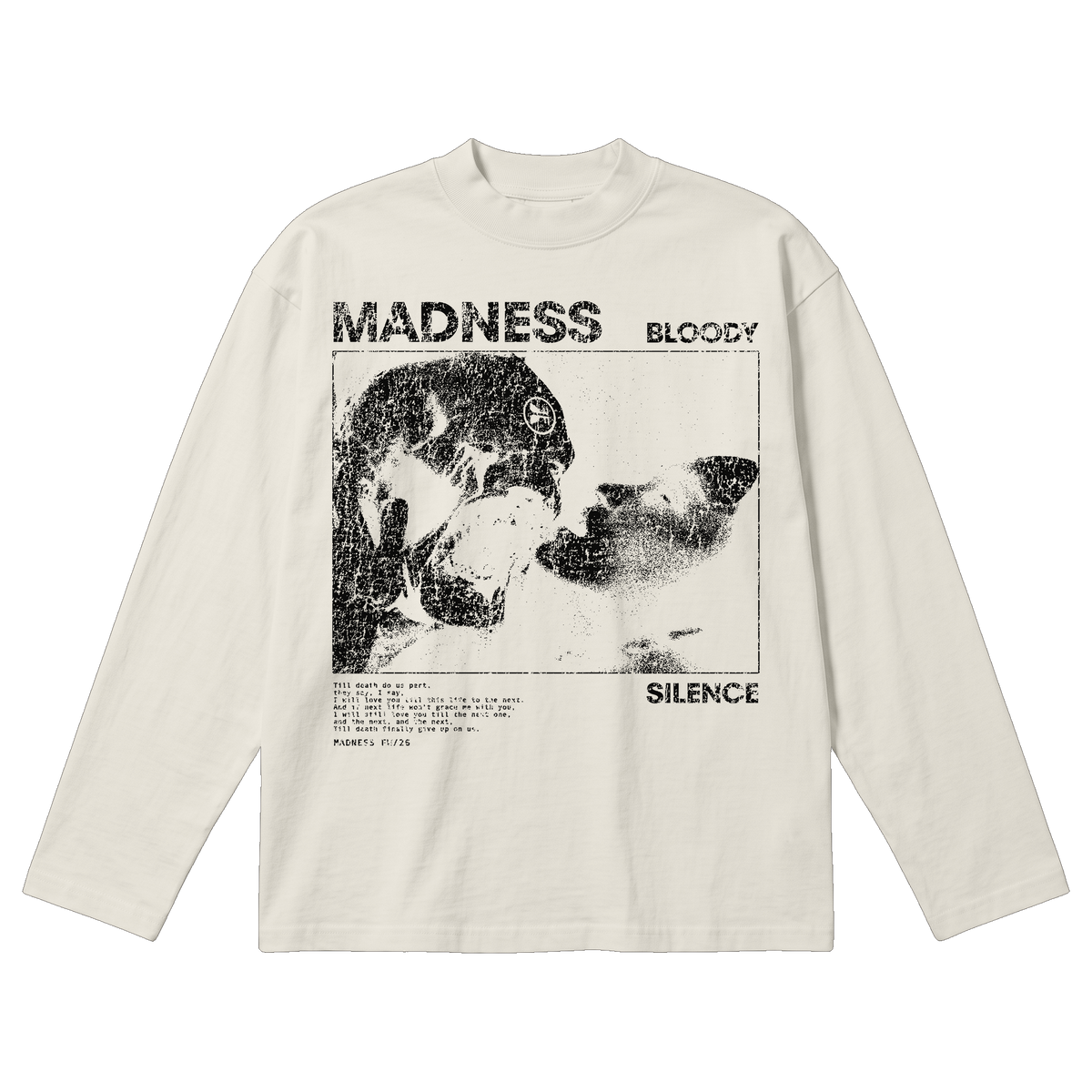 Devour Baggy L/S Tee - Off White