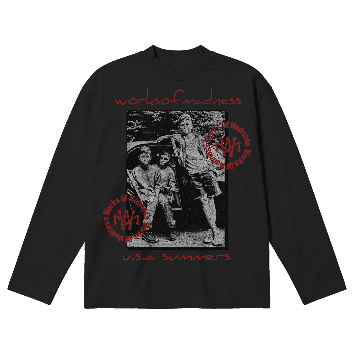 Mad Summers Baggy L/S Tee - Black
