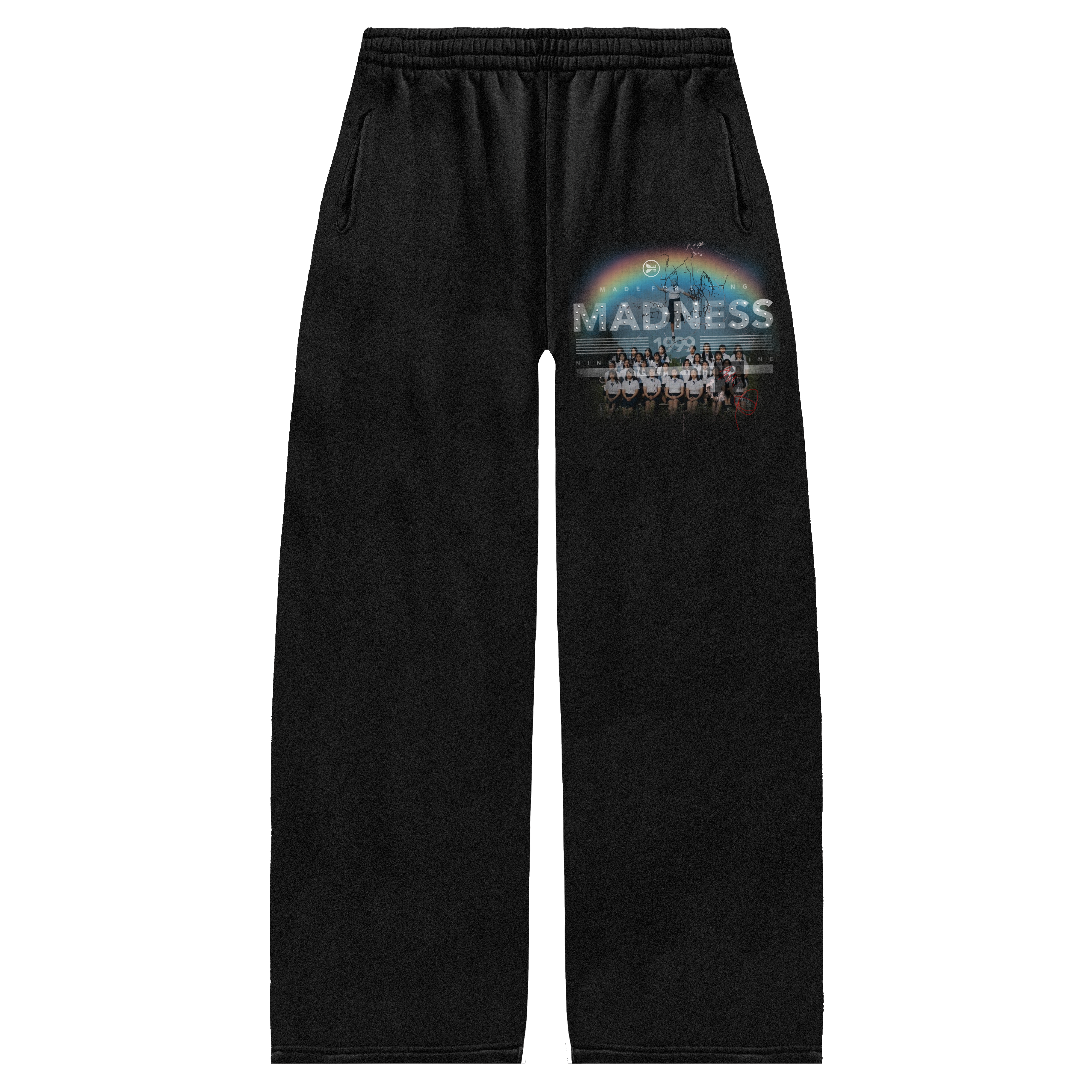 Detention Baggy Sweatpants - Black
