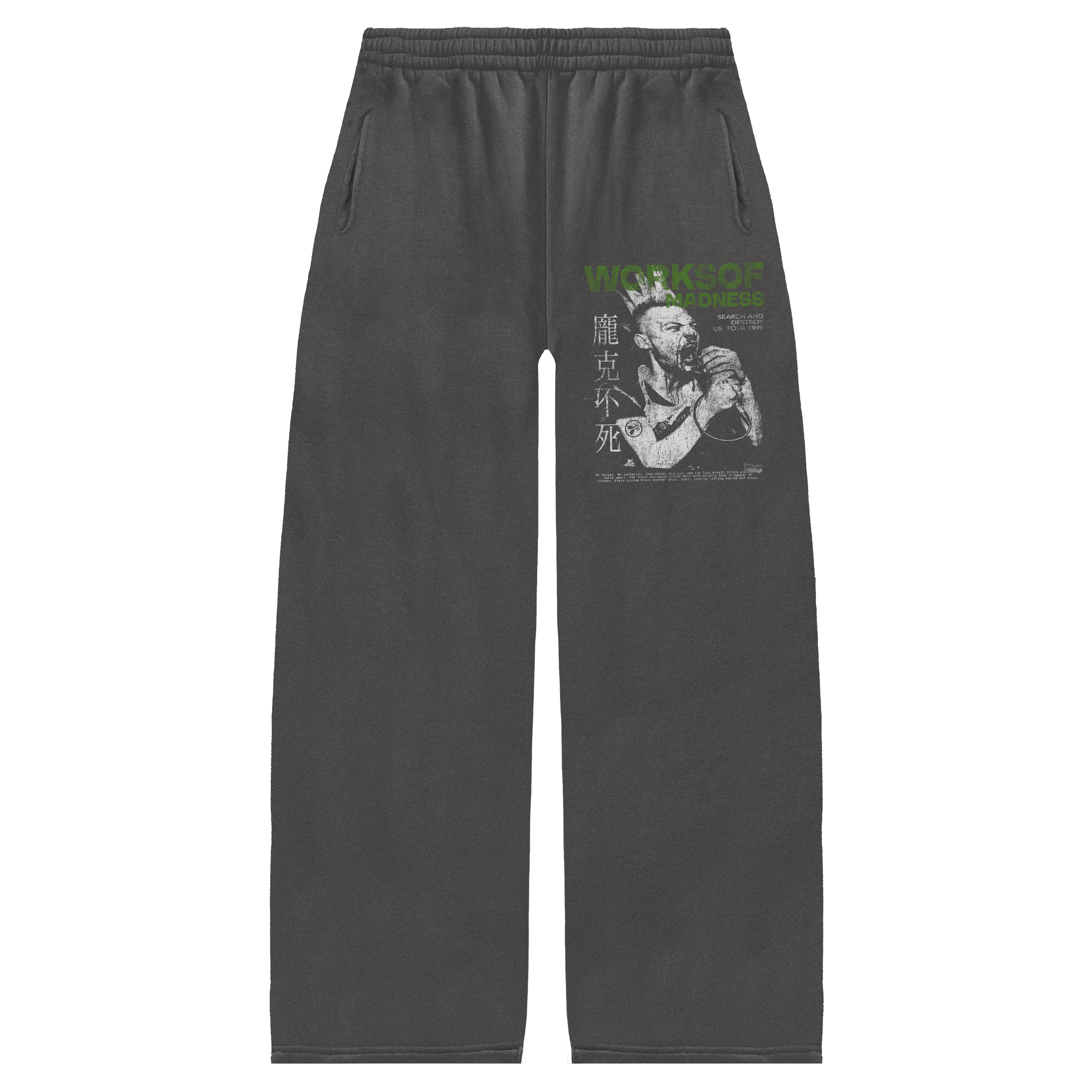 No Heroes Baggy Sweatpants - Grey