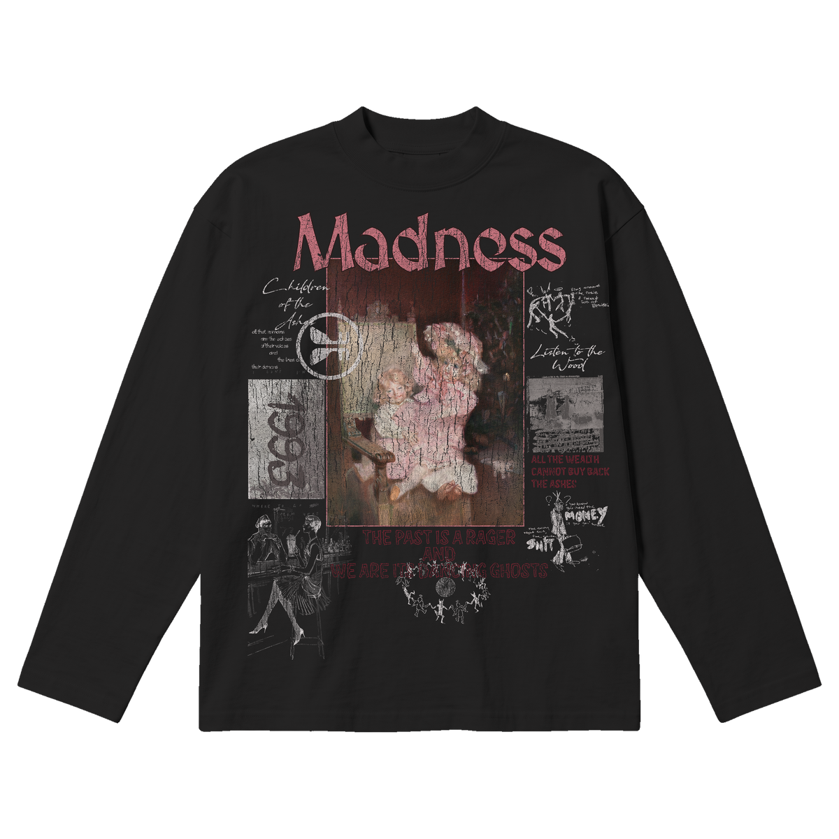 Ashes Baggy L/S Tee - Black