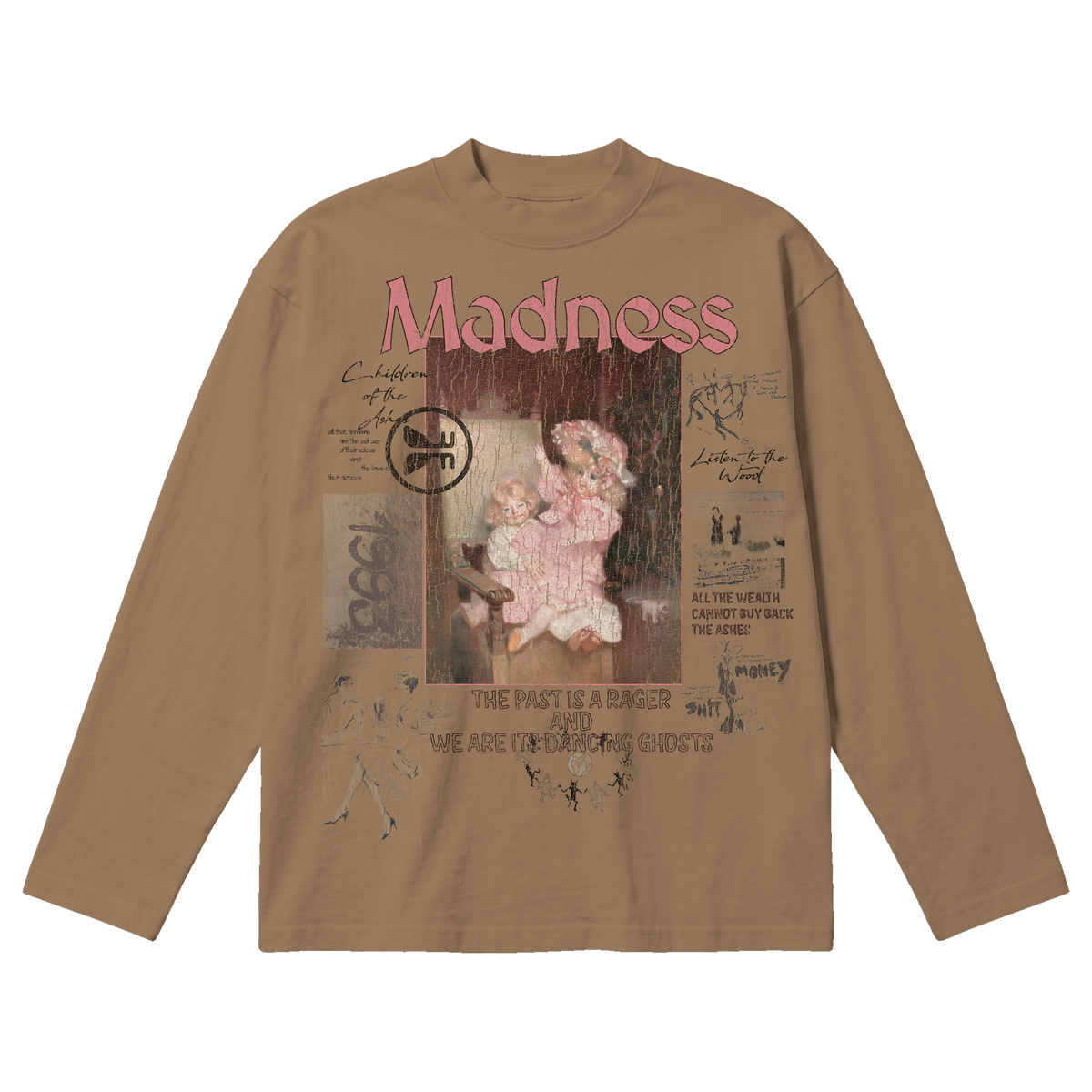 Ashes Baggy L/S Tee - Latte