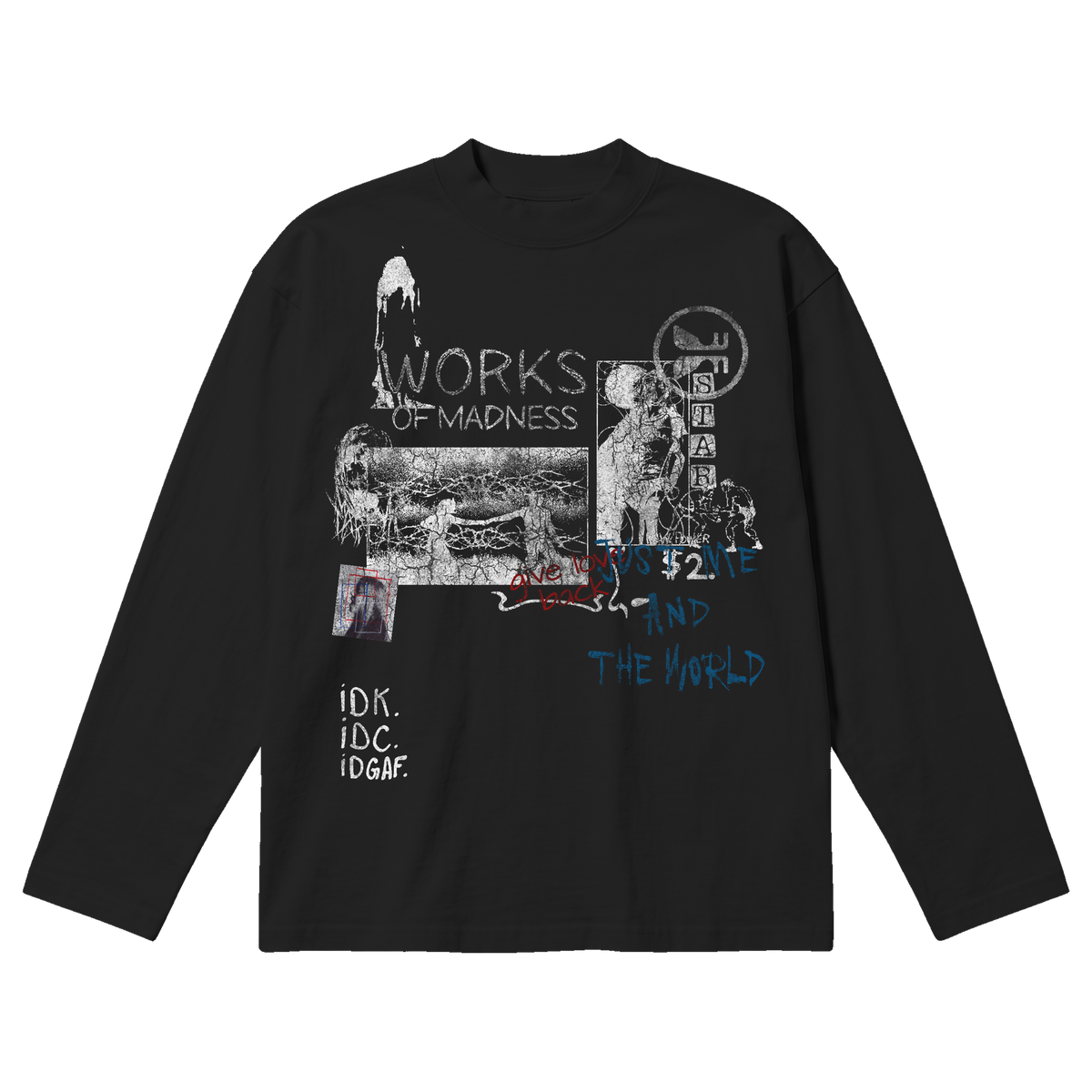 Saint & Sinners Baggy L/S Tee - Black