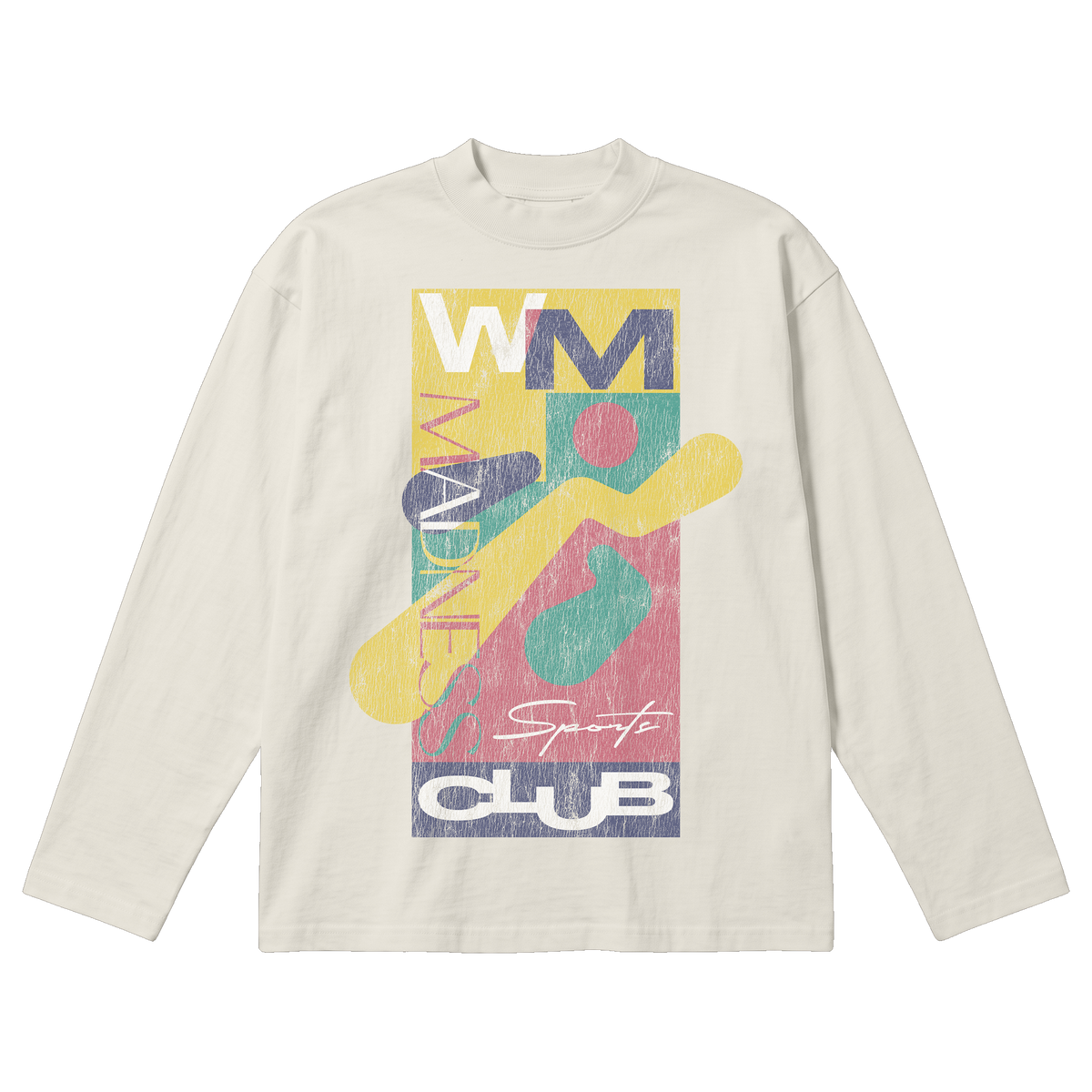 Sports Club Baggy L/S Tee - Off White