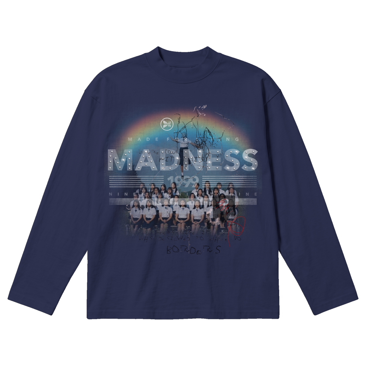 Detention Baggy L/S Tee - Blue