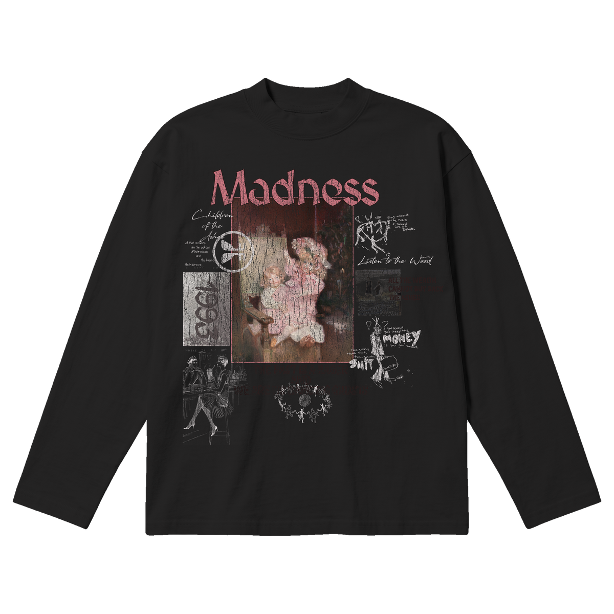 Ashes Baggy L/S Tee - Black