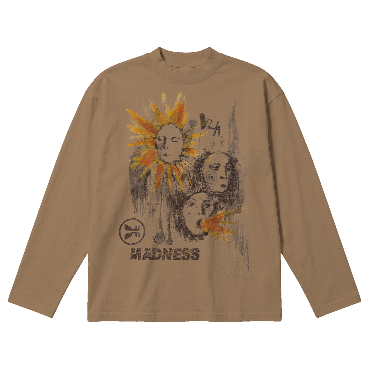 Sunstroke Baggy L/S Tee - Latte