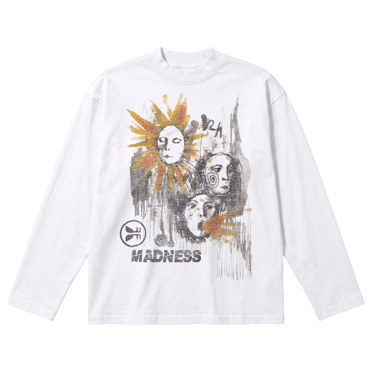 Sunstroke Baggy L/S Tee - White