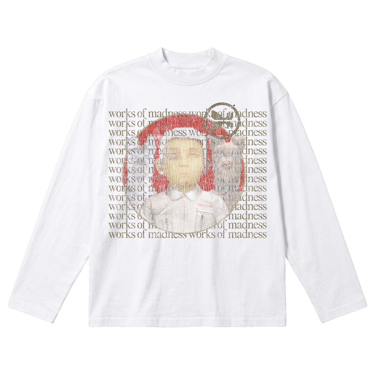 Best Friend Baggy L/S Tee - White