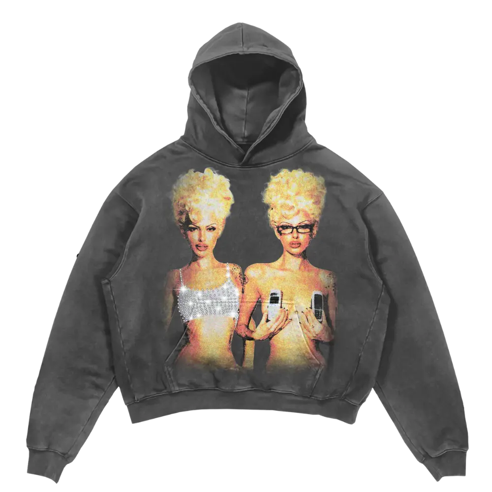 Blondes Rhinestone Hoodie WorksOfMadness