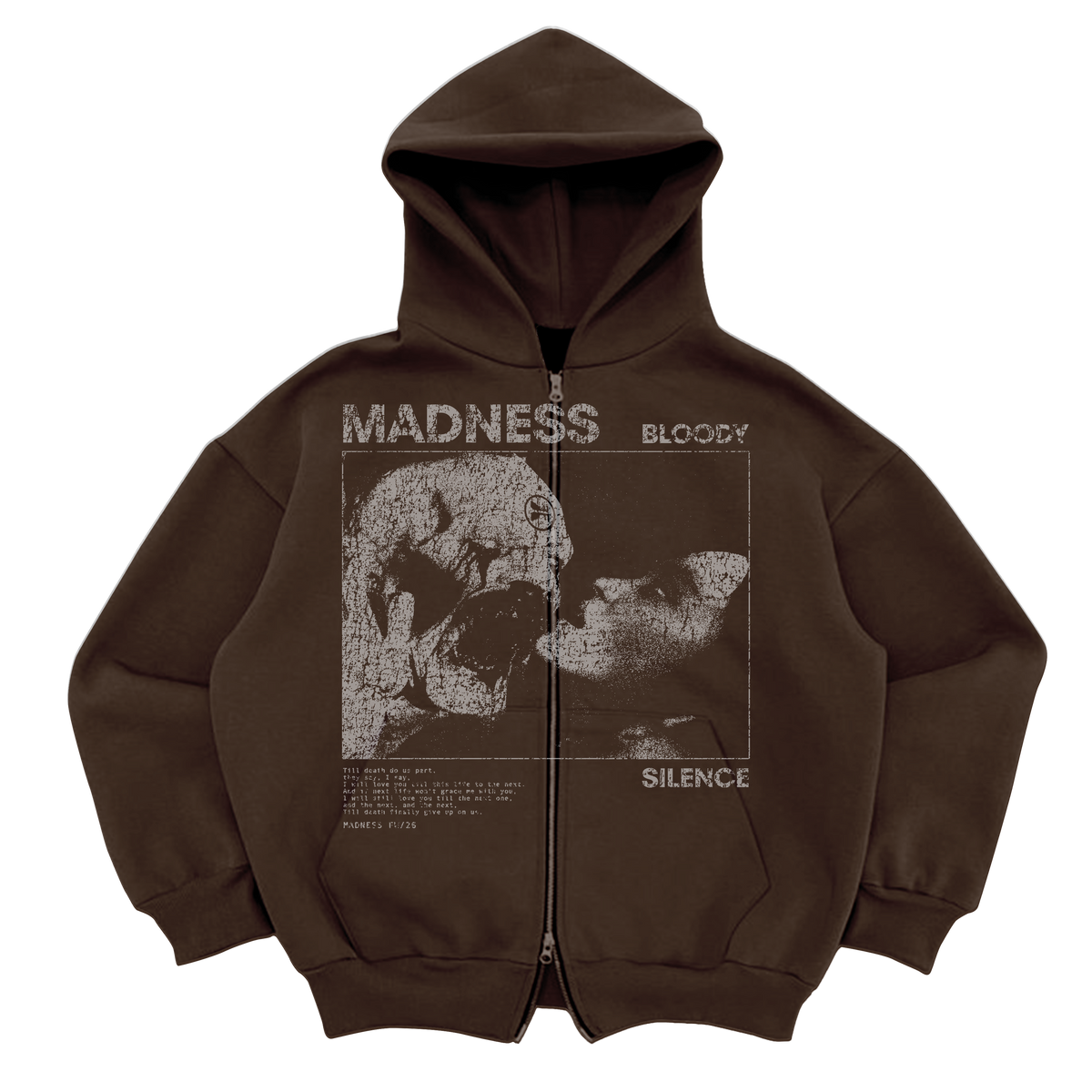 Devour Zip Up - Brown