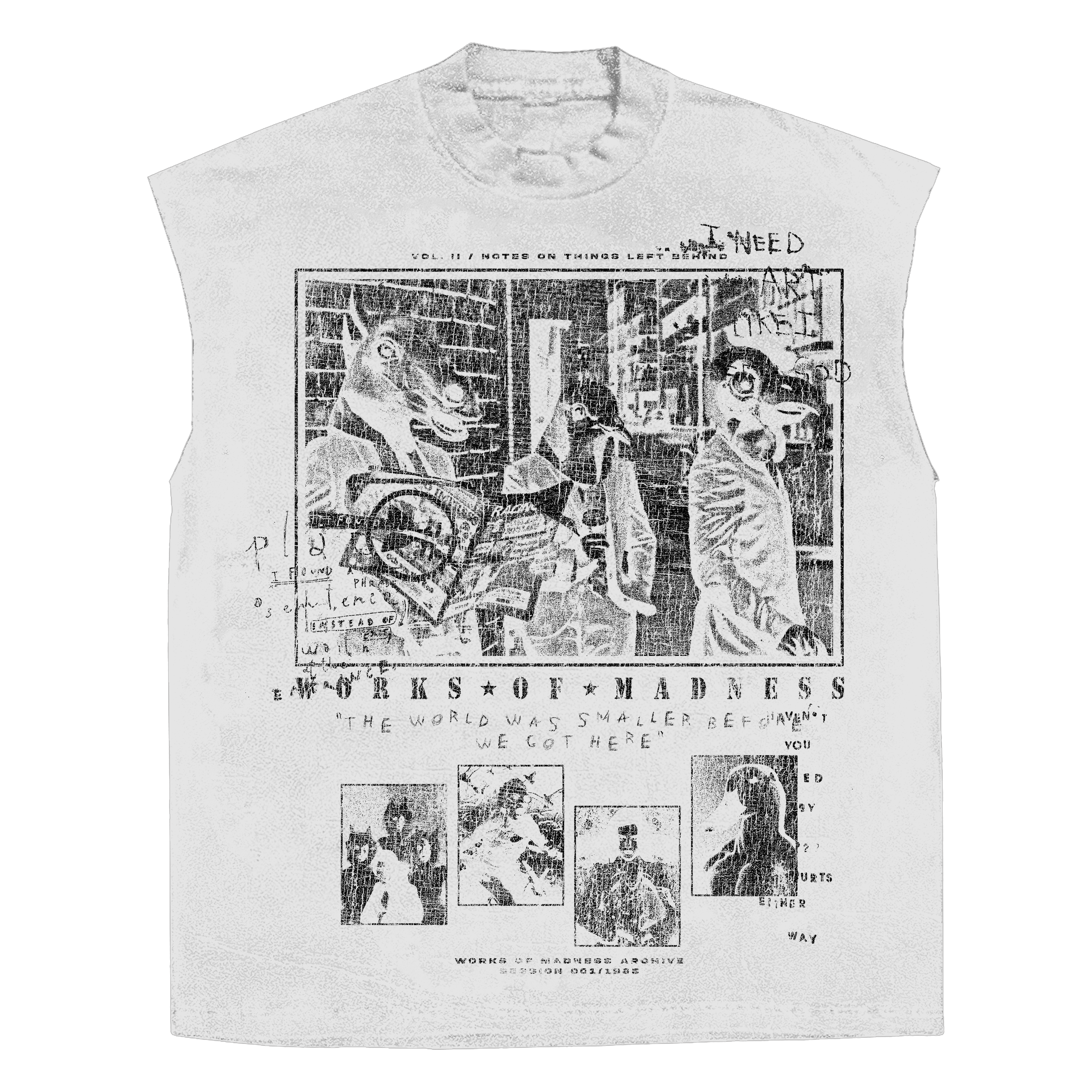 The Congregation Sleeveless Tee - White