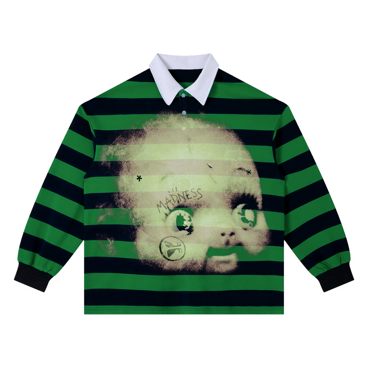 Creative Division Stripe Polo - Green