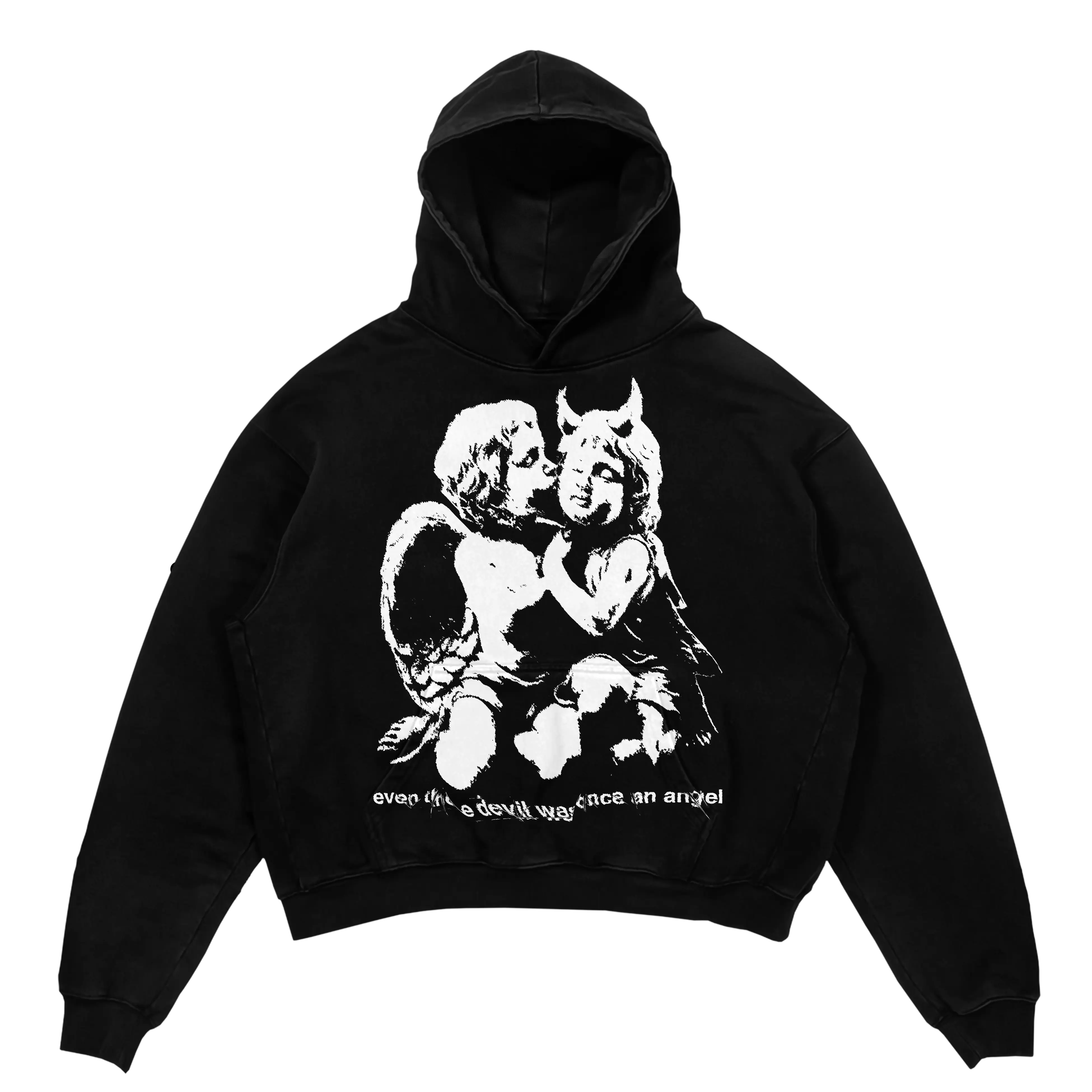 Devil Angel Premium Hoodie WorksOfMadness