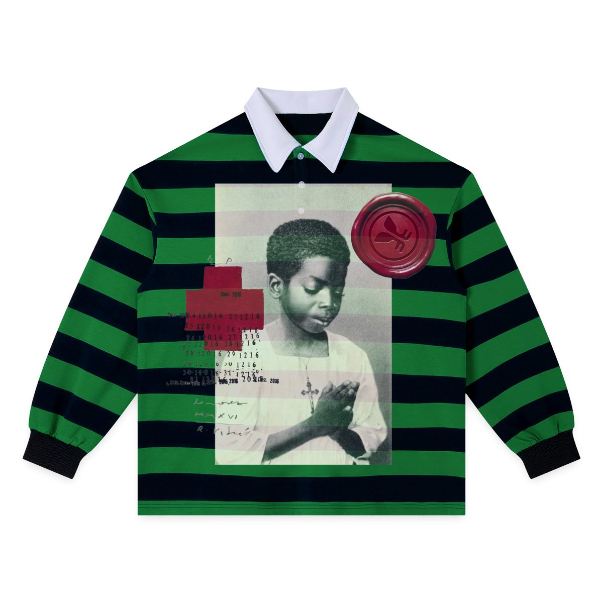 Devotion Stripe Polo - Green