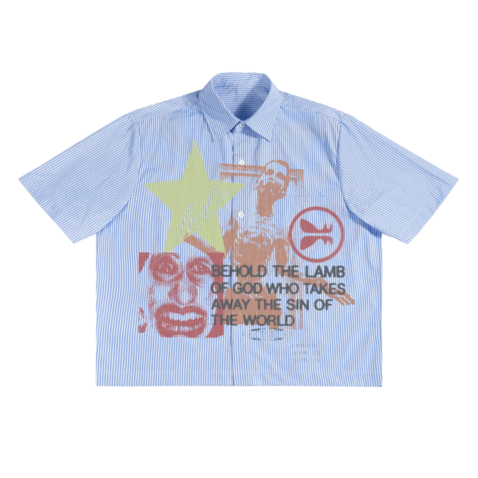 Expression Boxy Button Up