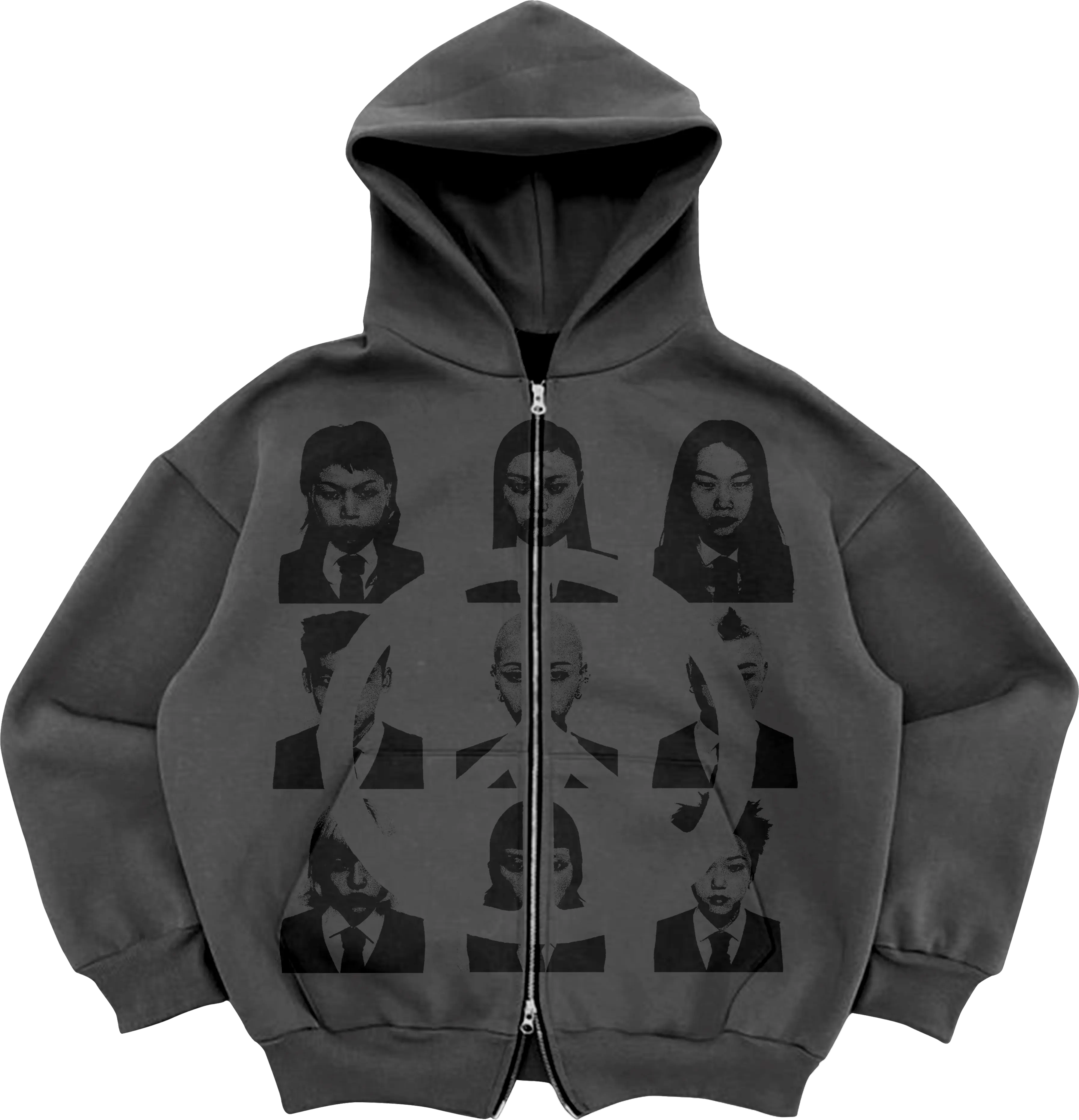 Faces D Premium Zip Up WorksOfMadness