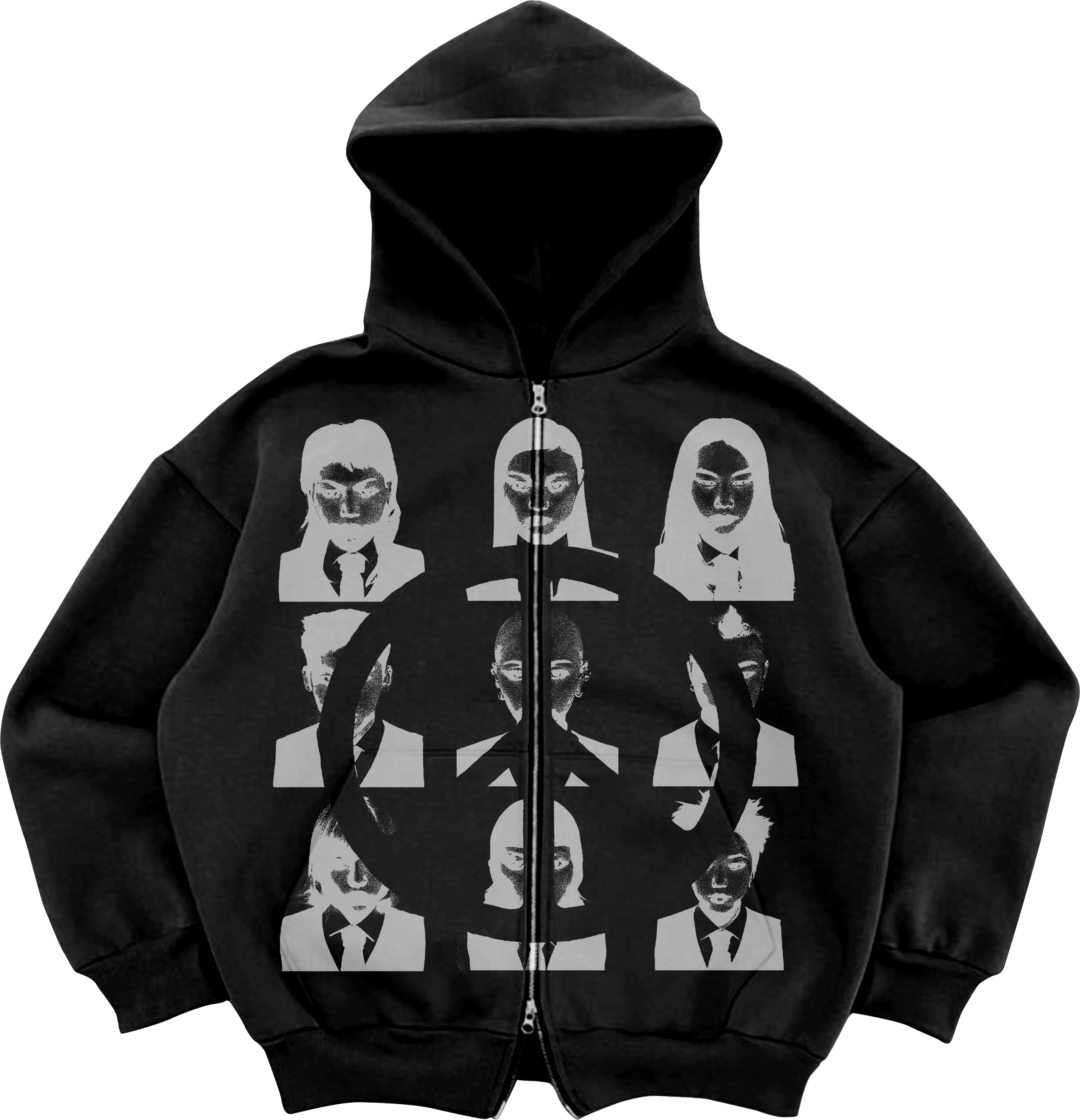 Faces D Premium Zip Up WorksOfMadness