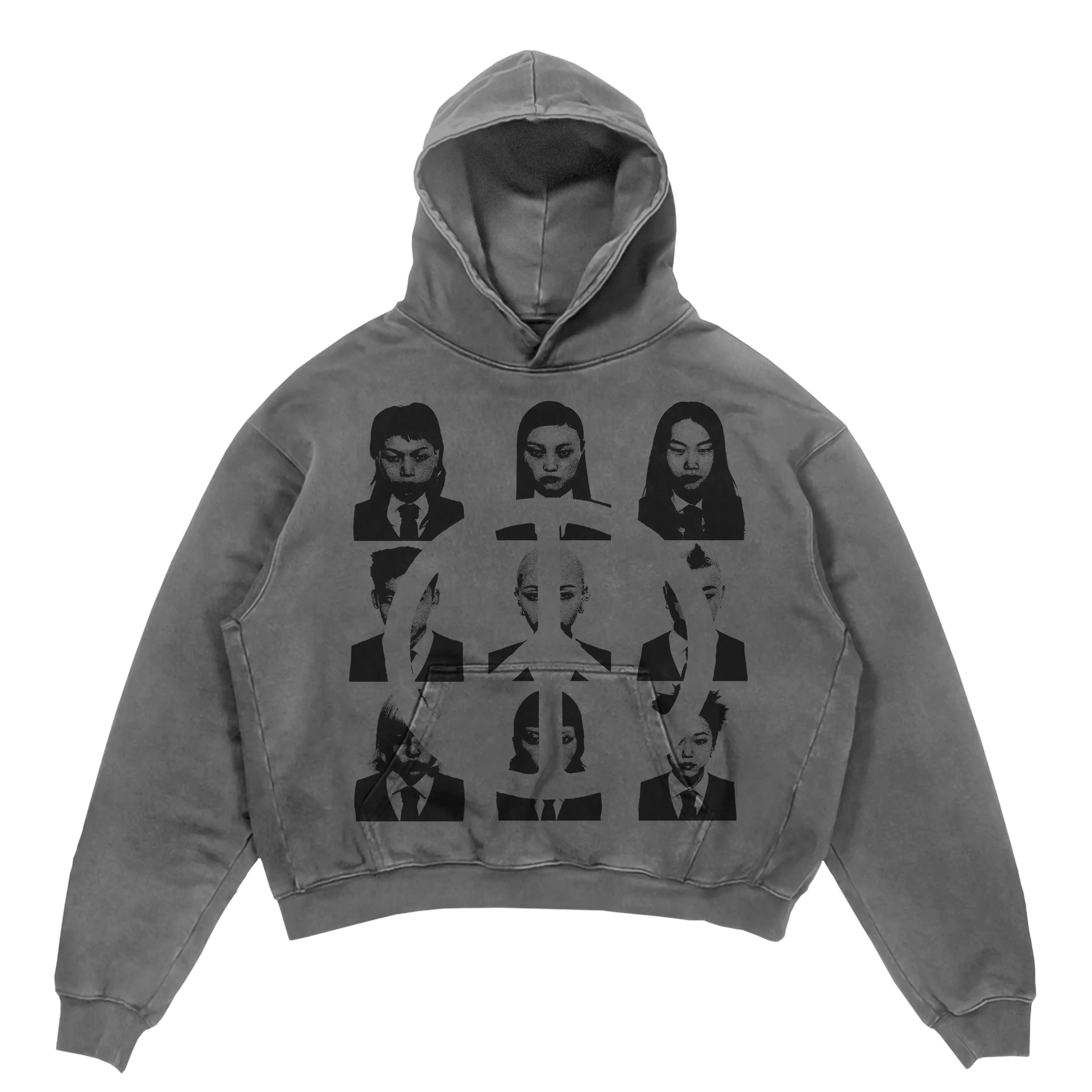 Faces Premium Hoodie WorksOfMadness