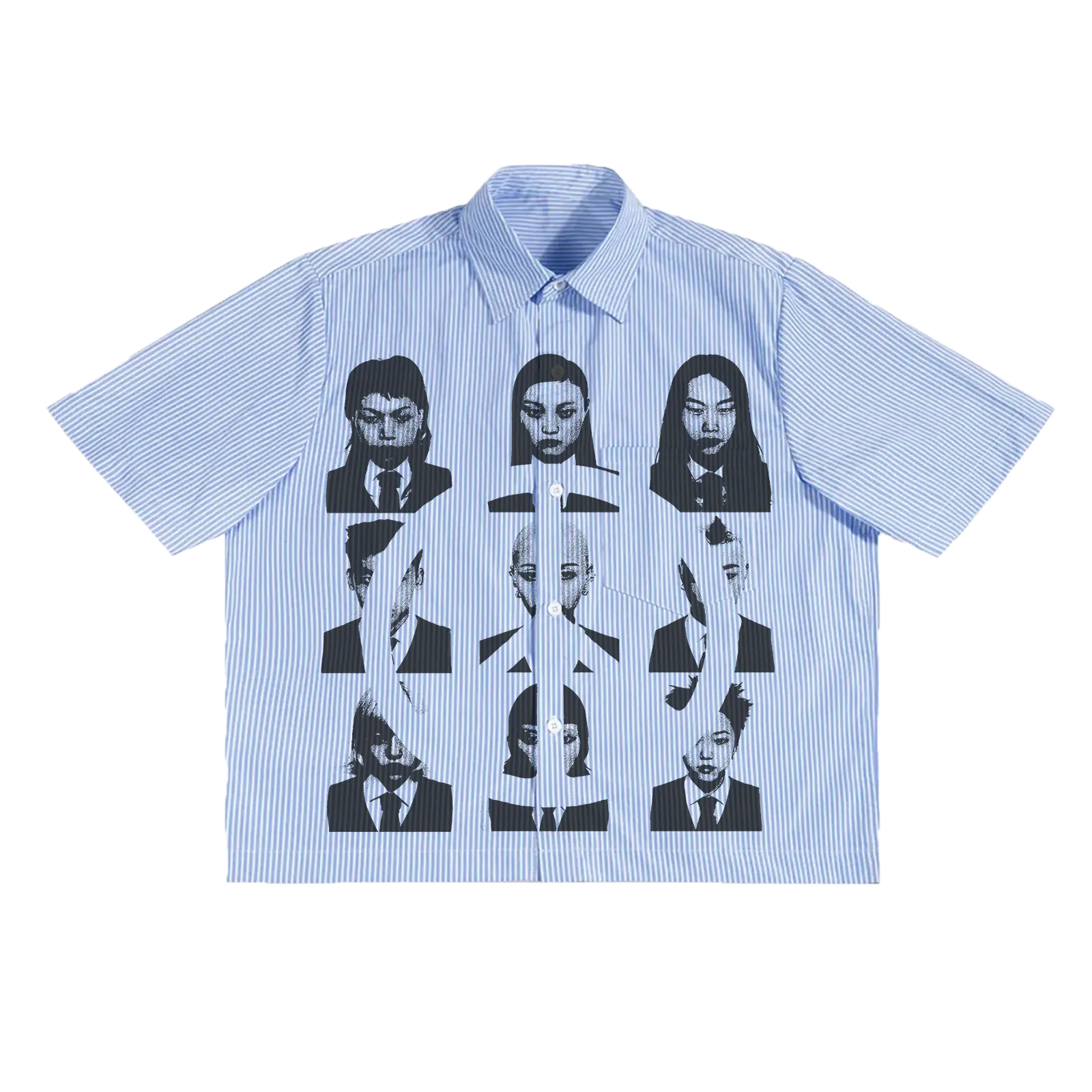 Faces Boxy Button Up