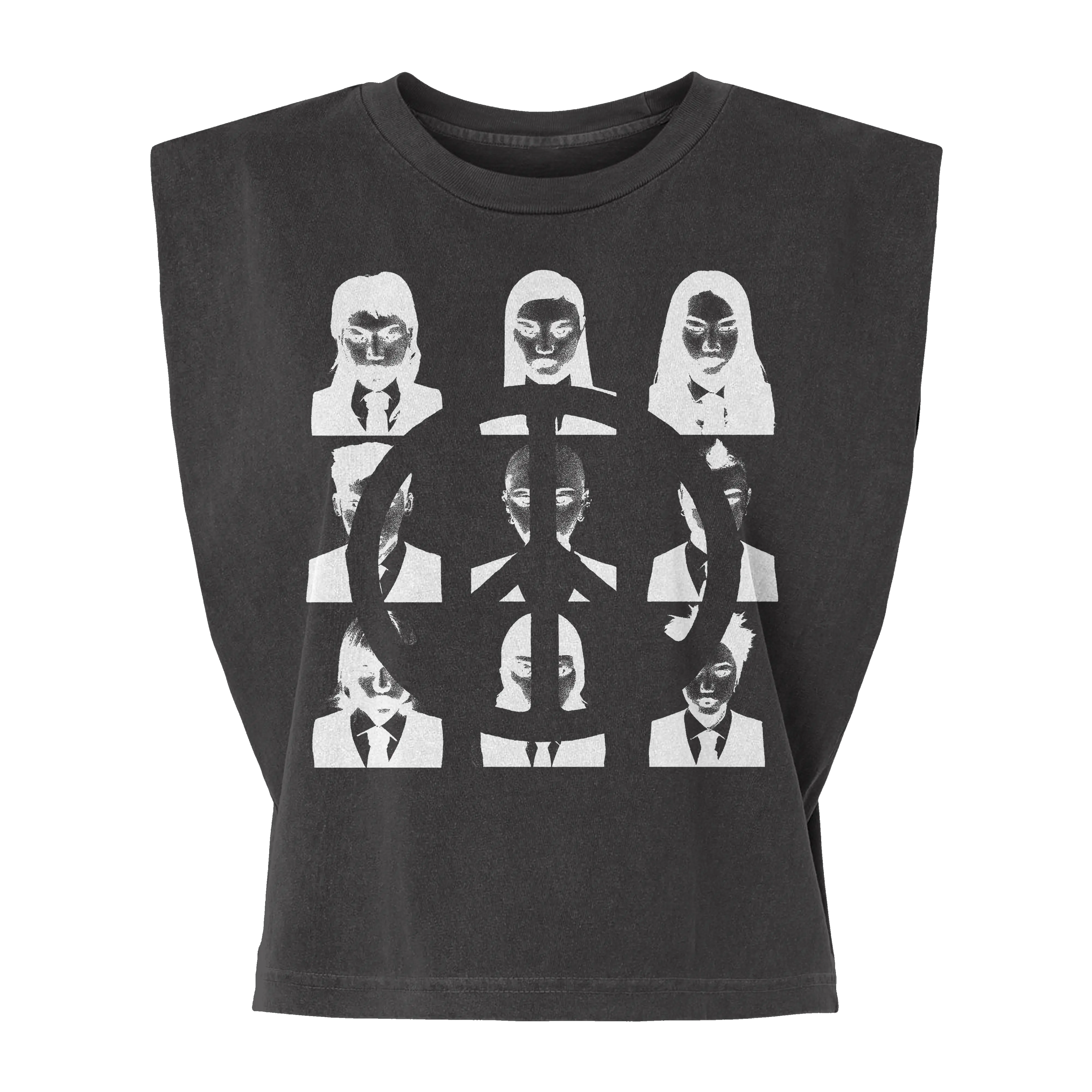 Faces Women's Muscle Tee WorksOfMadness