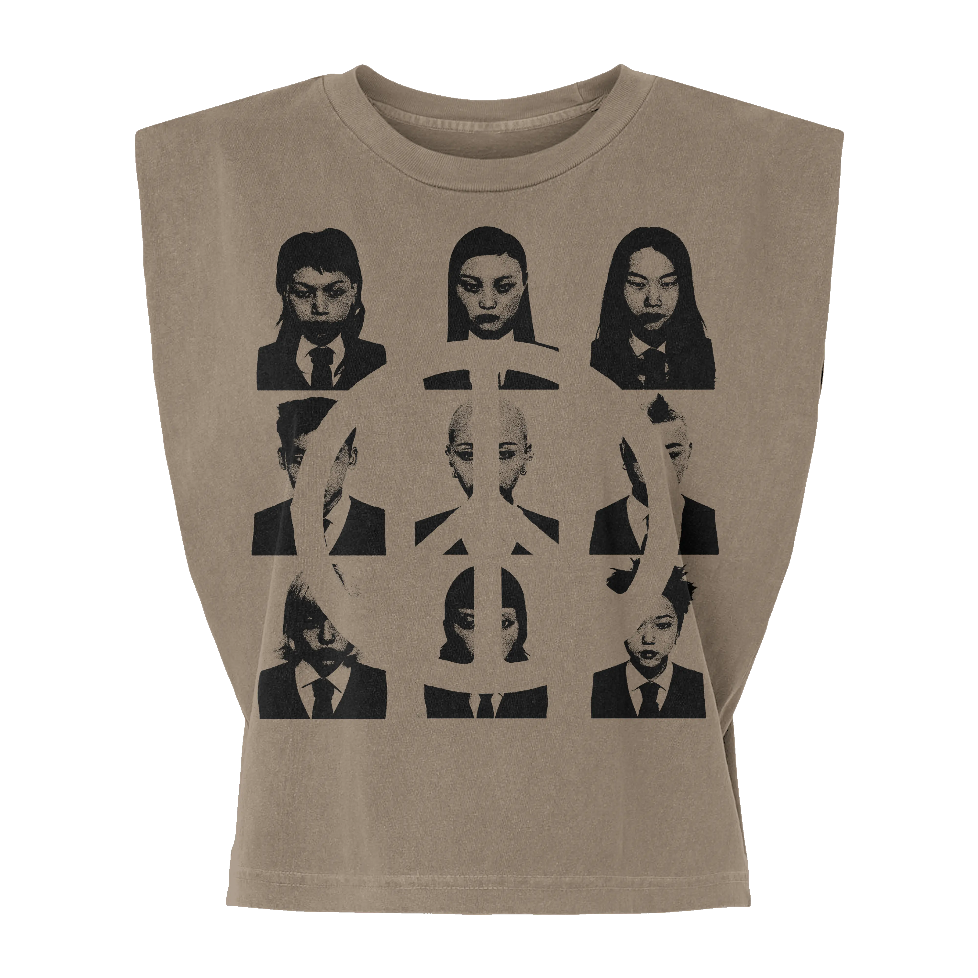 Faces Women's Muscle Tee WorksOfMadness