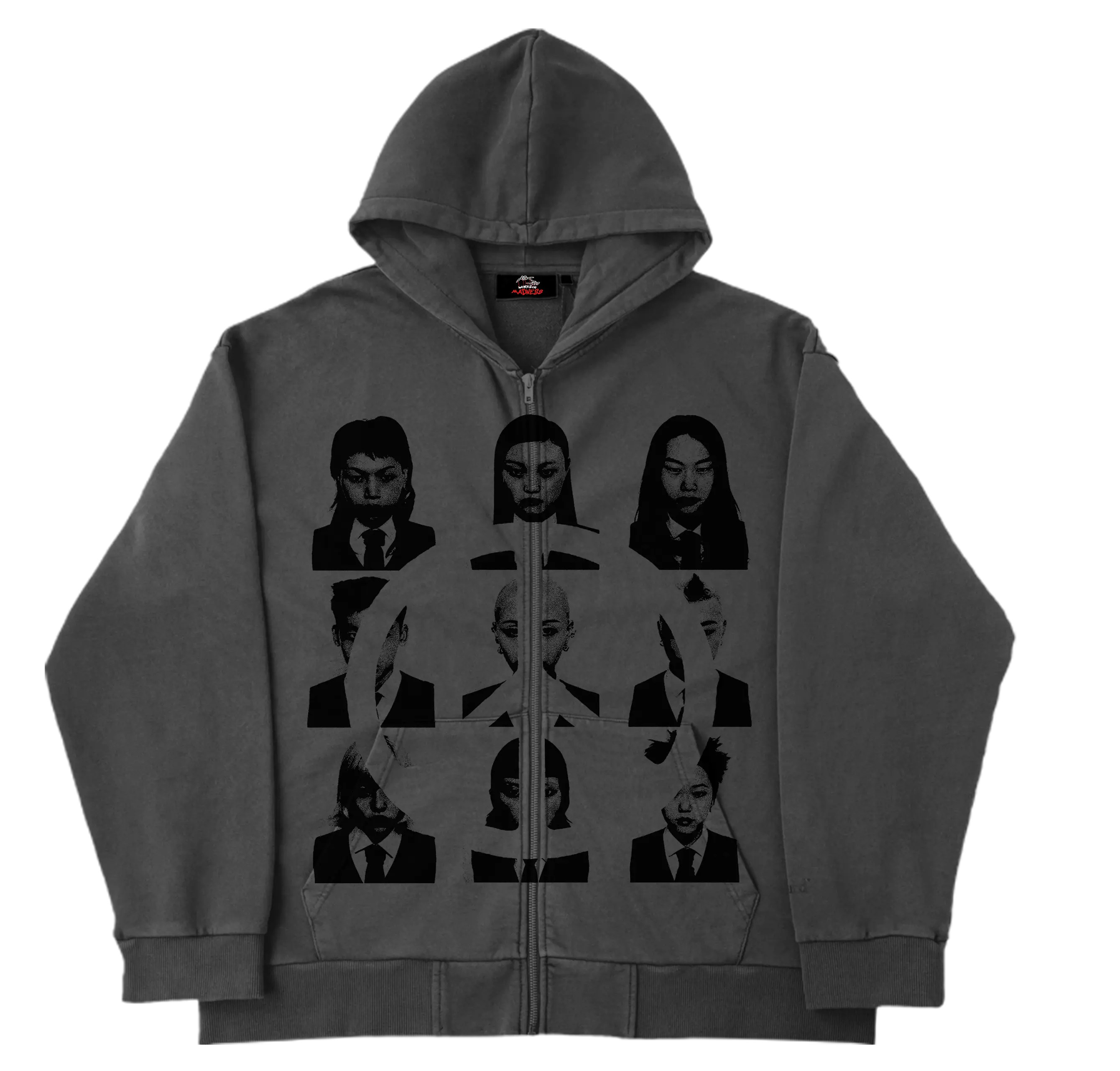 Faces Zip Up WorksOfMadness