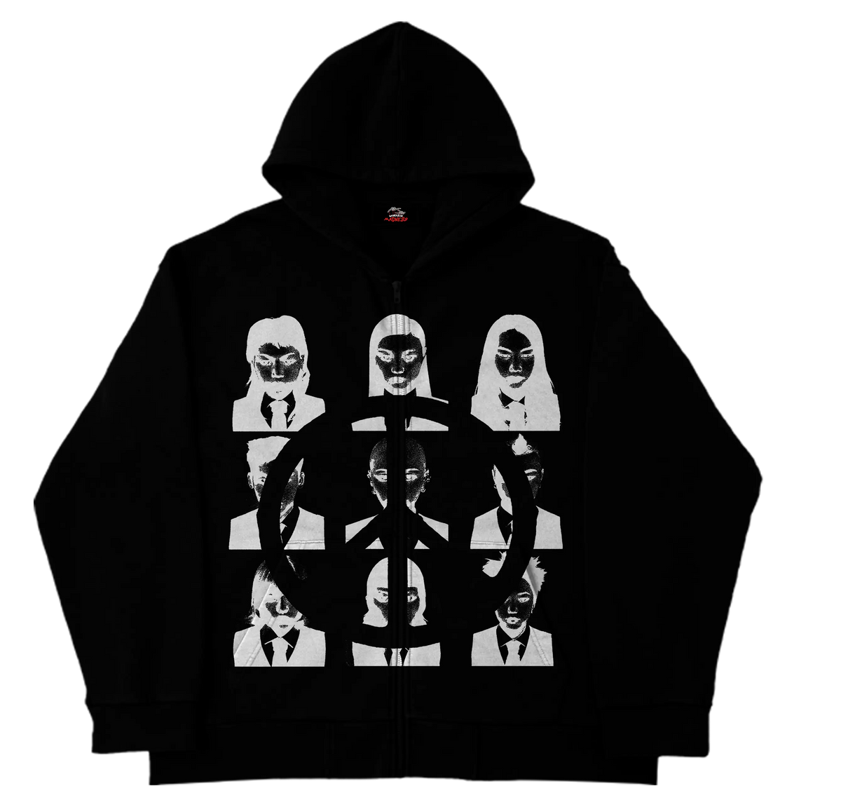 Faces Zip Up WorksOfMadness