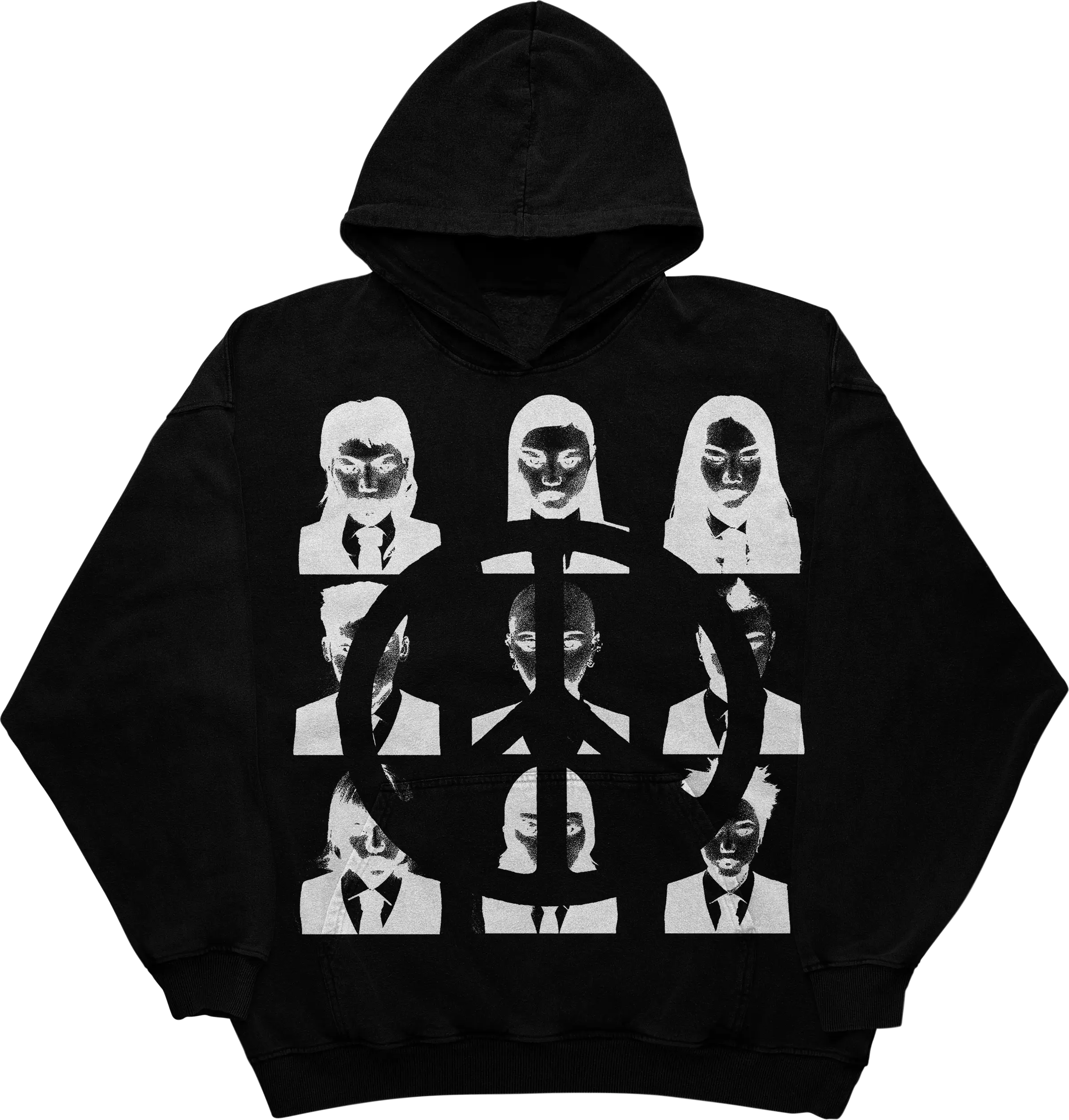 Faces hoodie WorksOfMadness