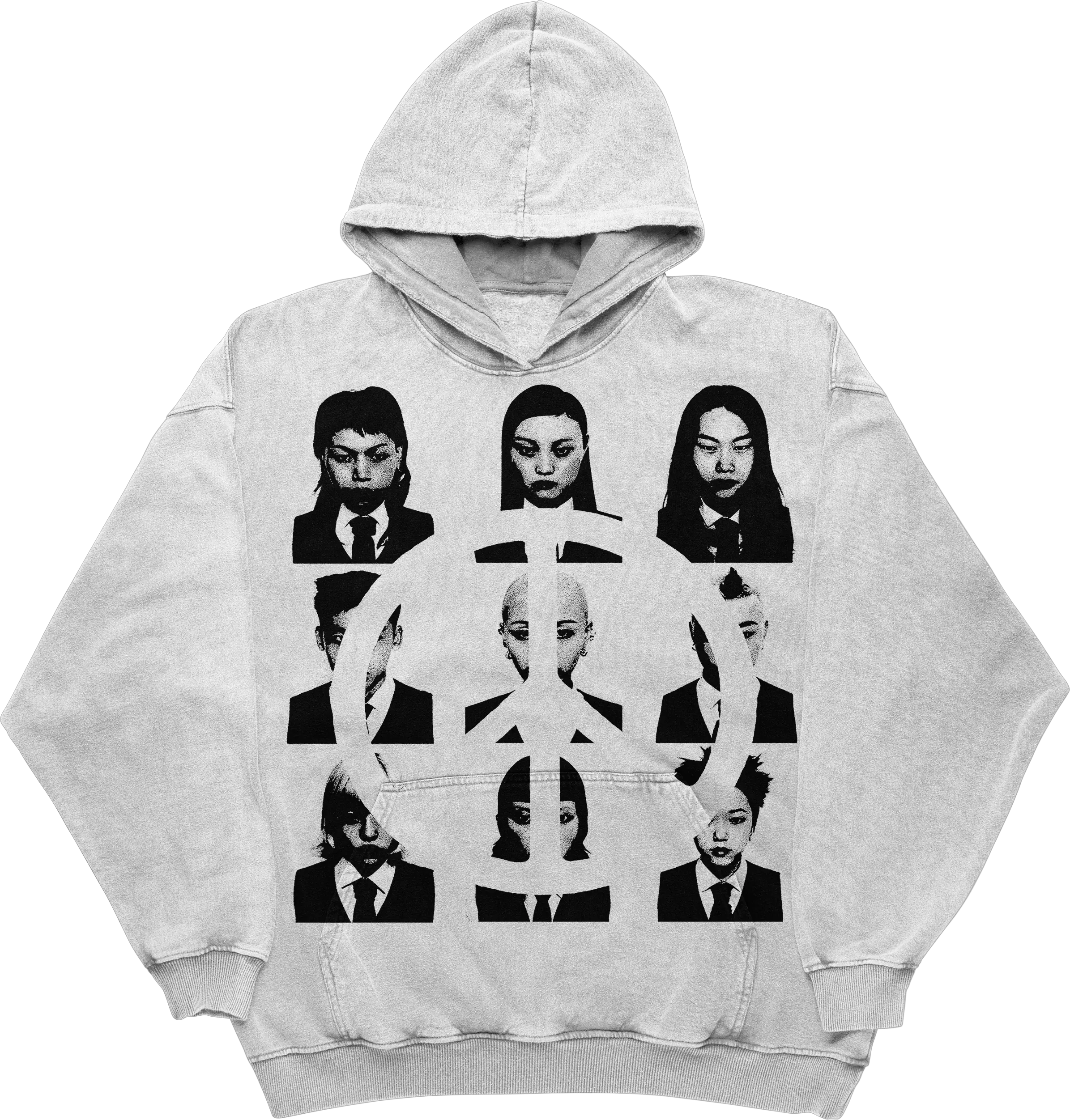 Faces hoodie WorksOfMadness