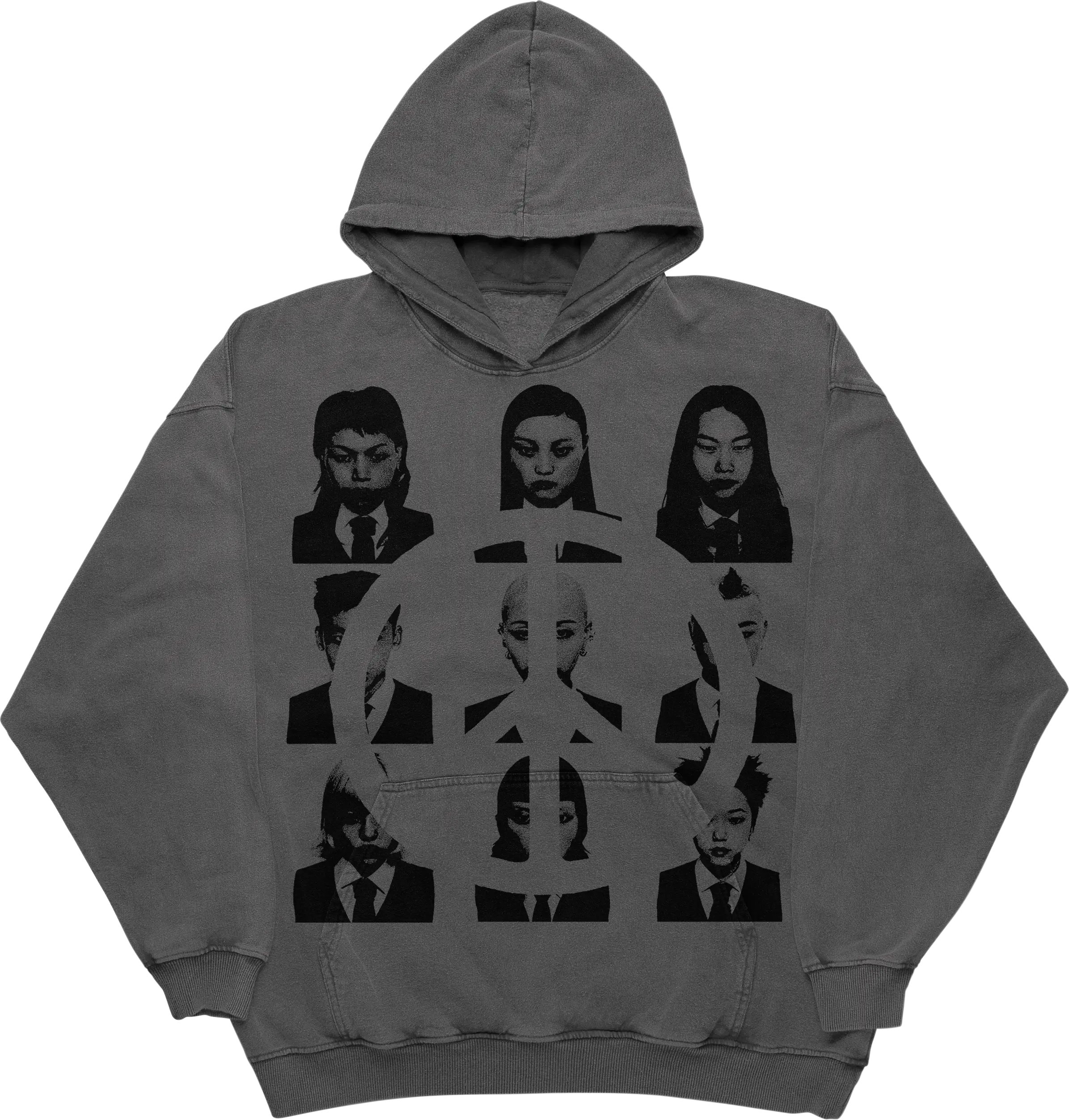 Faces hoodie WorksOfMadness