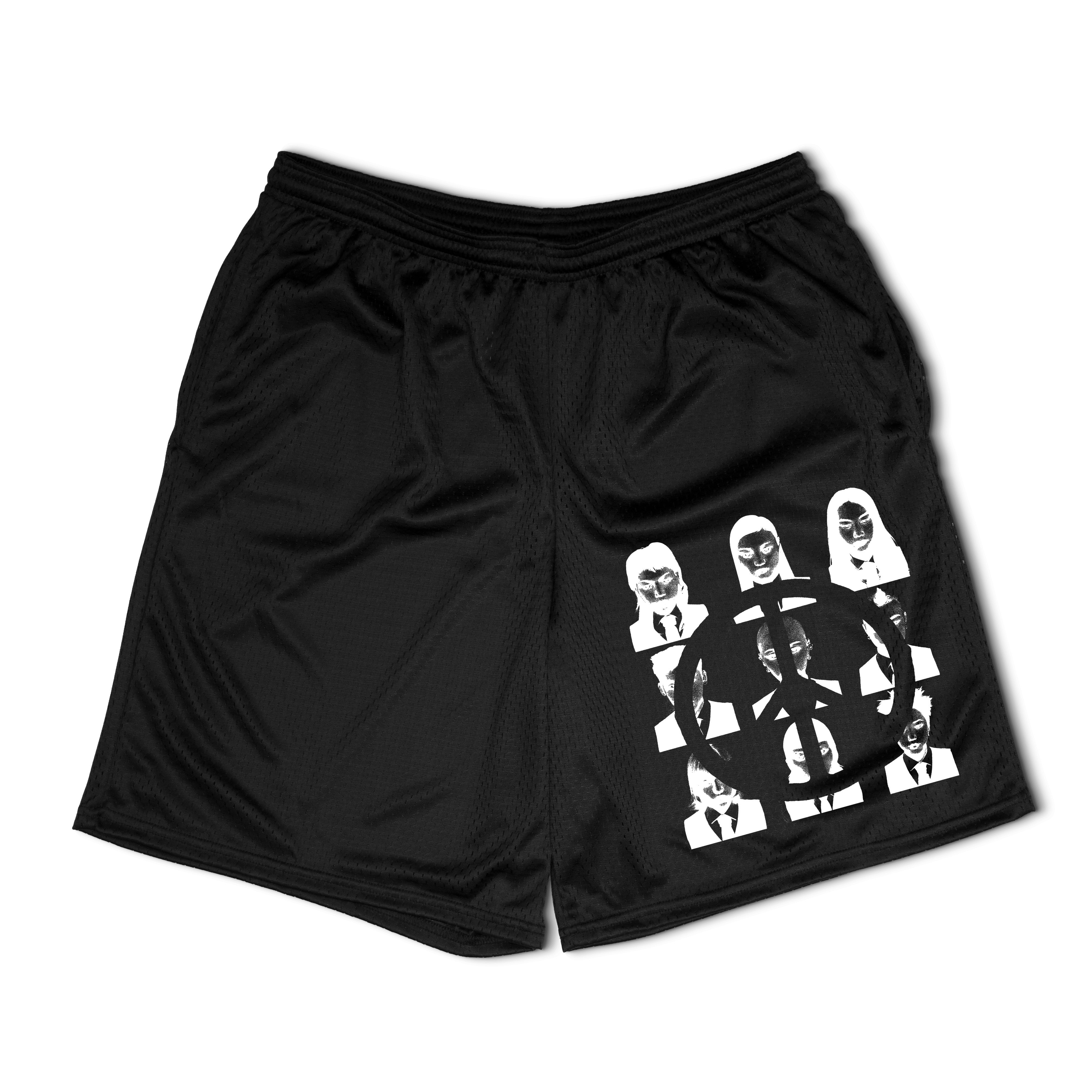 Faces Mesh Shorts