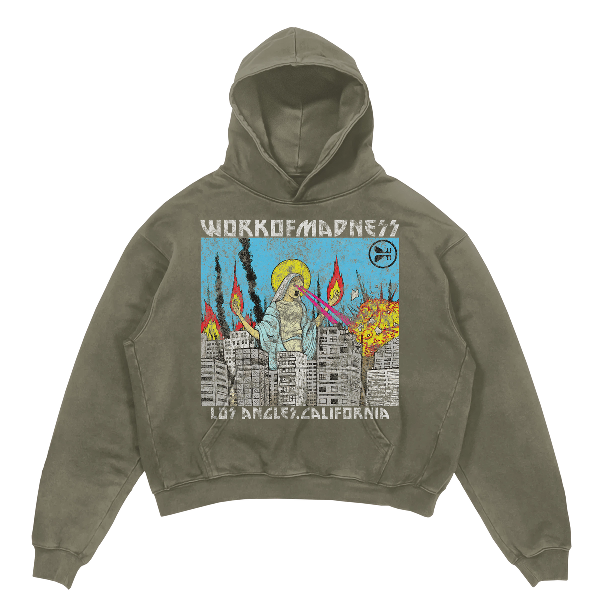 Lady of LA Hoodie - Olive