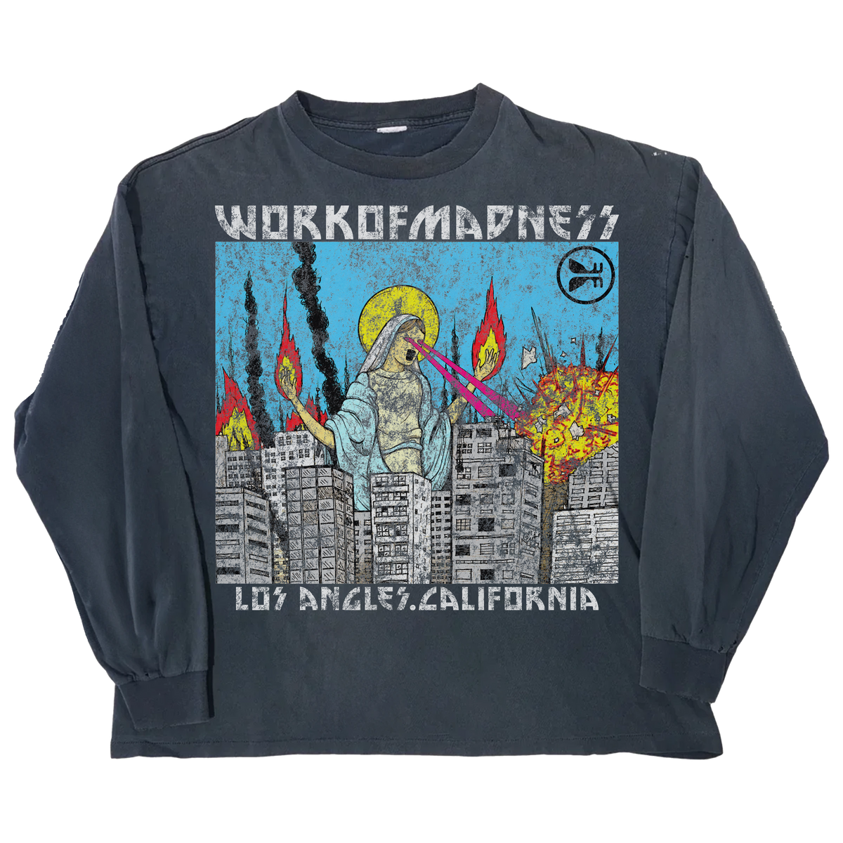 Lady of LA L/S Tee - Blue