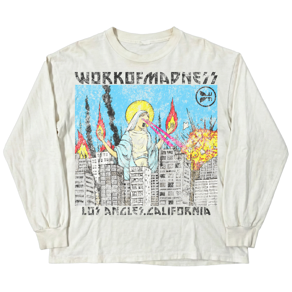 Lady of LA L/S Tee - White