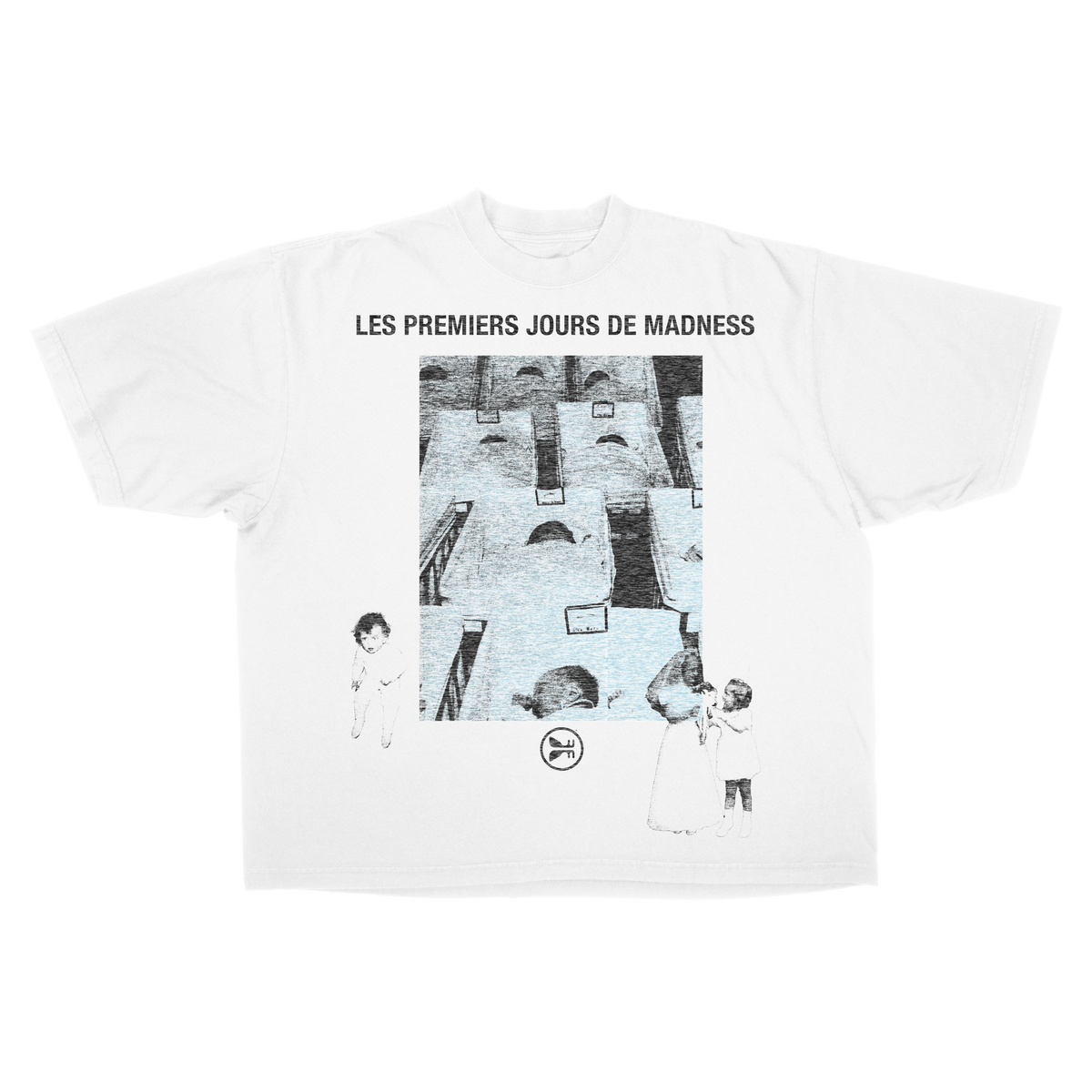 Les Premiers Drop Tee - White