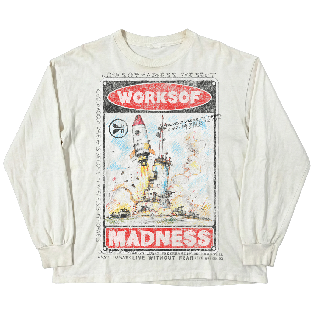 Liftoff L/S Tee - White